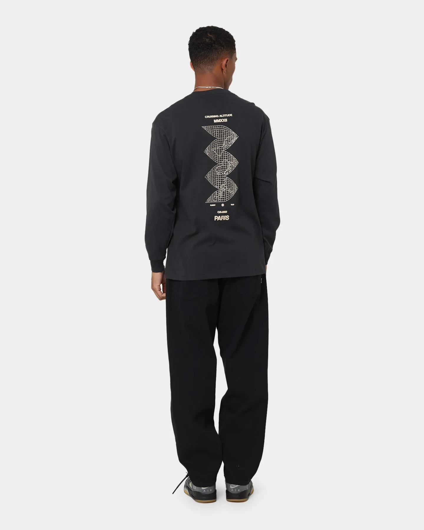 Jordan Flight Heritage 85 Graphic Crewneck Off Noir/Rattan