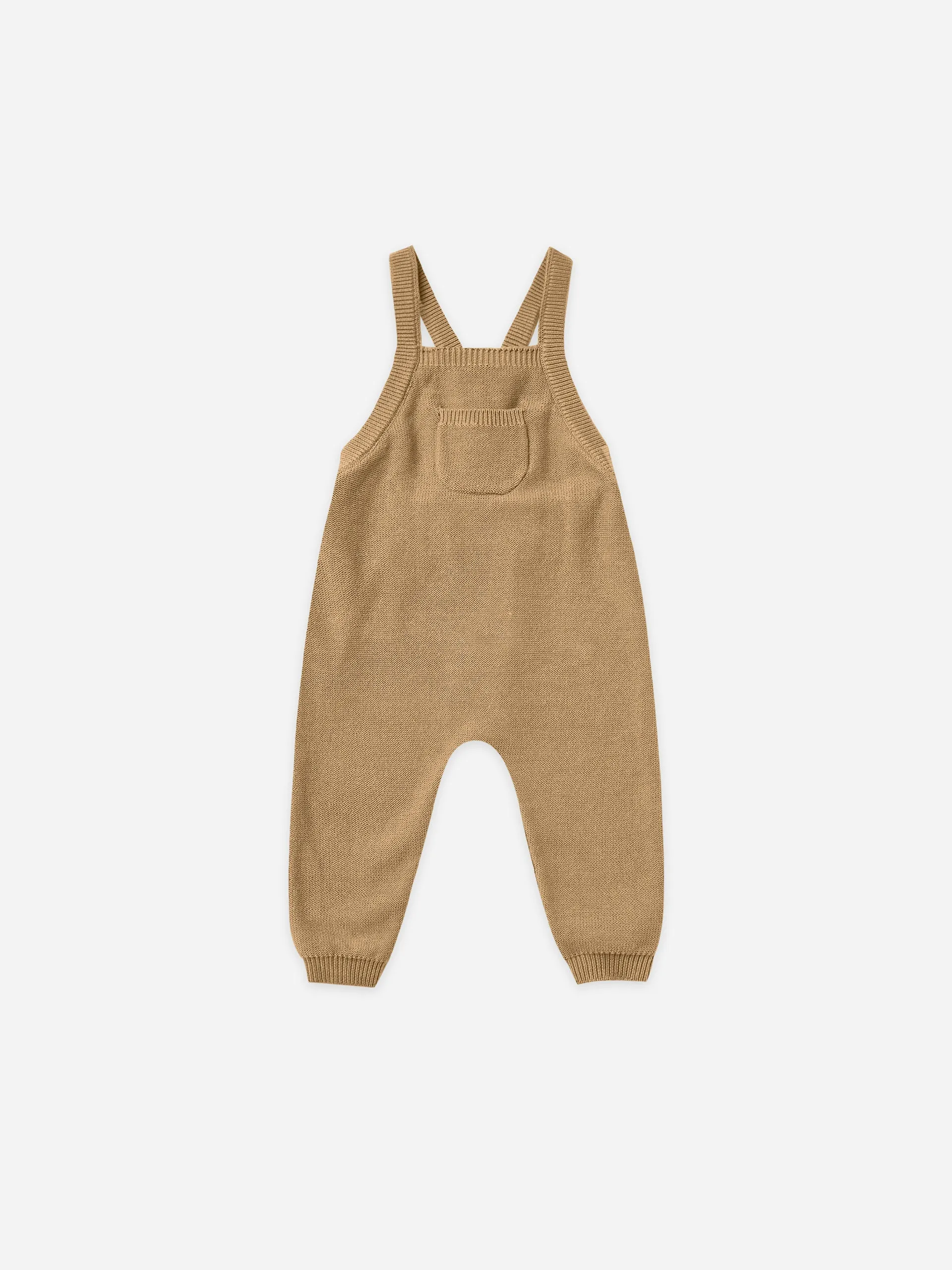 KNIT OVERALL | HONEY - LAST 12/18M & 18/24M