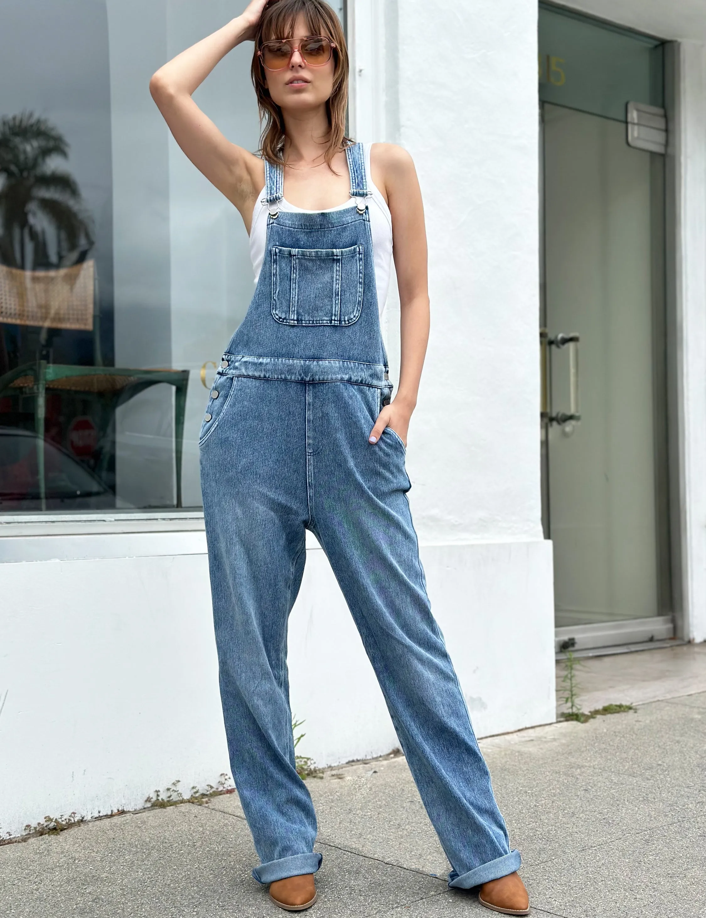 Knit Overalls