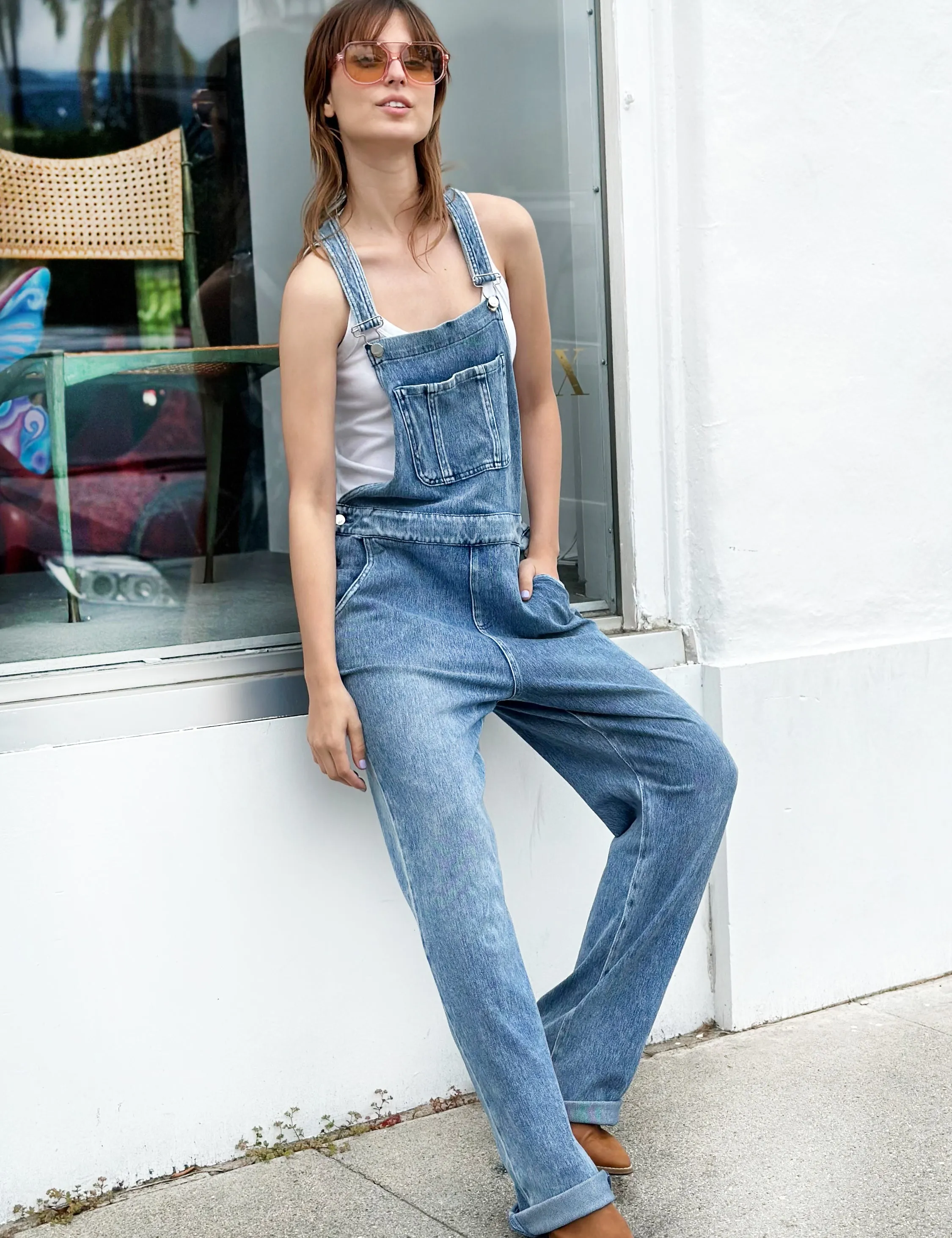 Knit Overalls