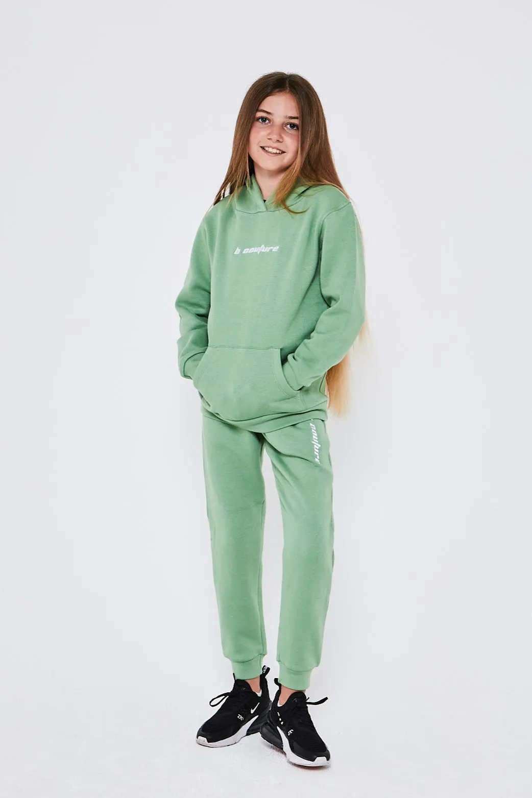 Limehouse Girls Tracksuit - Slit Green