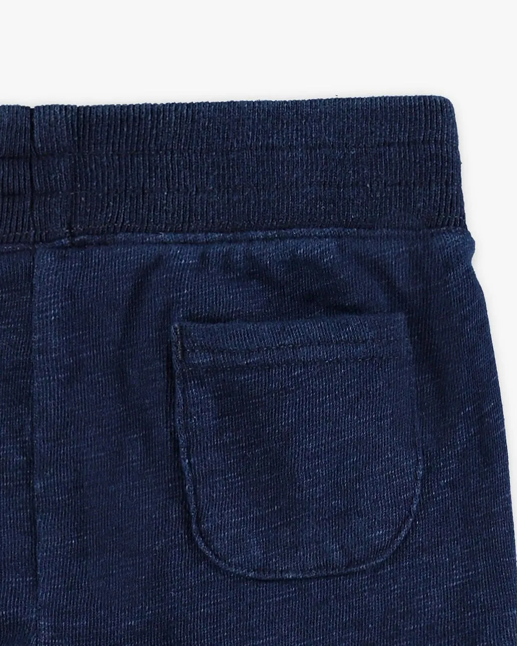 Little Boy Indigo Double Knit Jogger