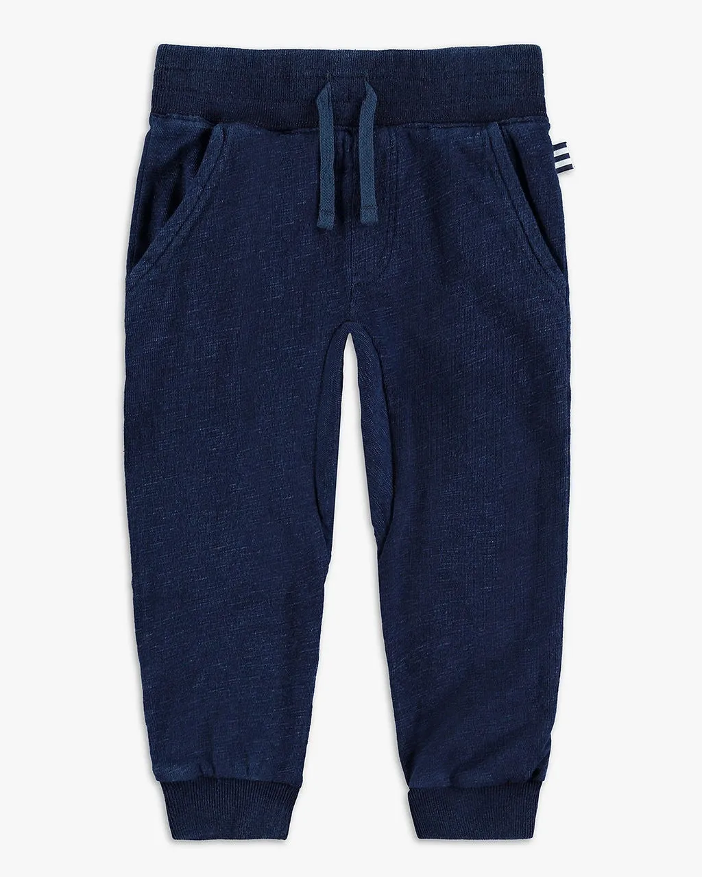 Little Boy Indigo Double Knit Jogger