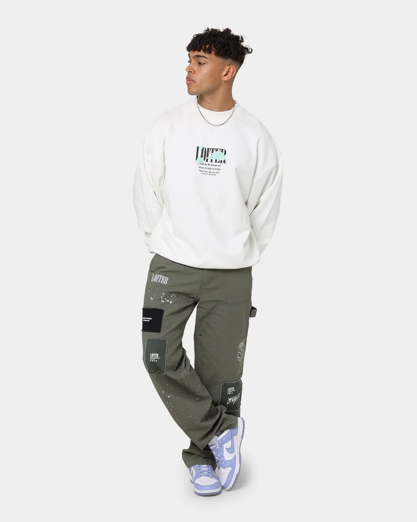 Loiter Cloudland Crewneck Off White