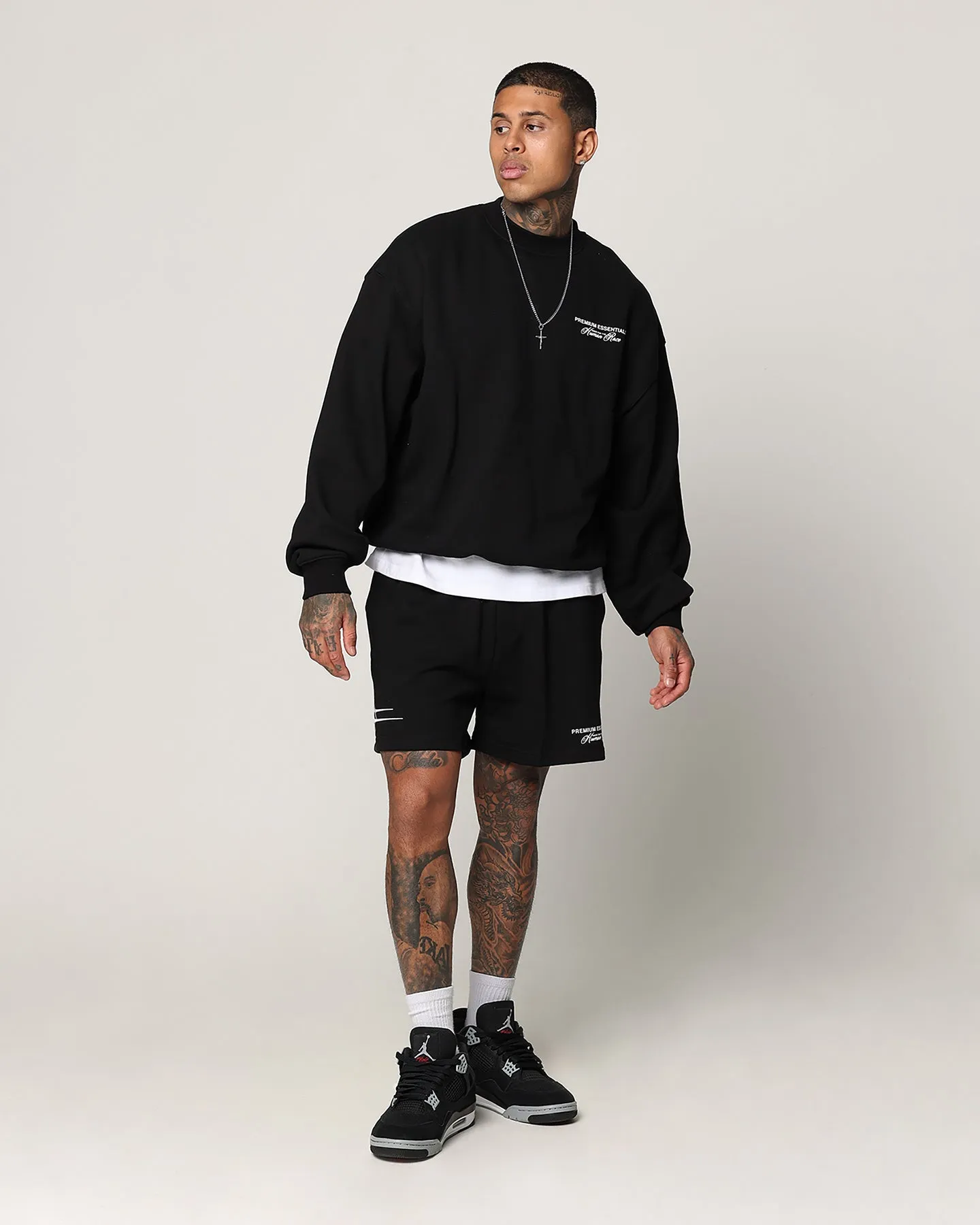 Loiter Essential Spire Crewneck Black