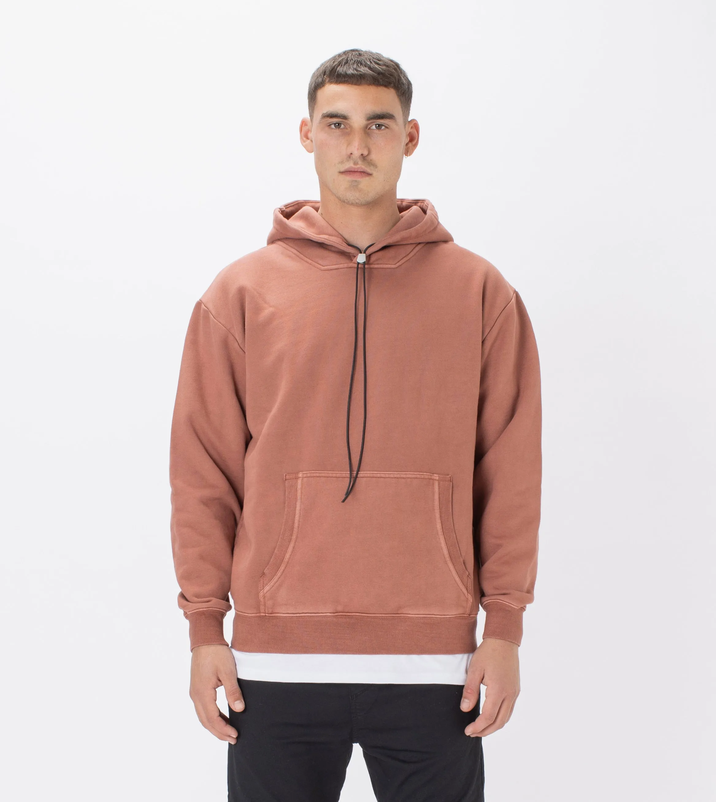 Lowgo Hood Sweat GD Terracotta