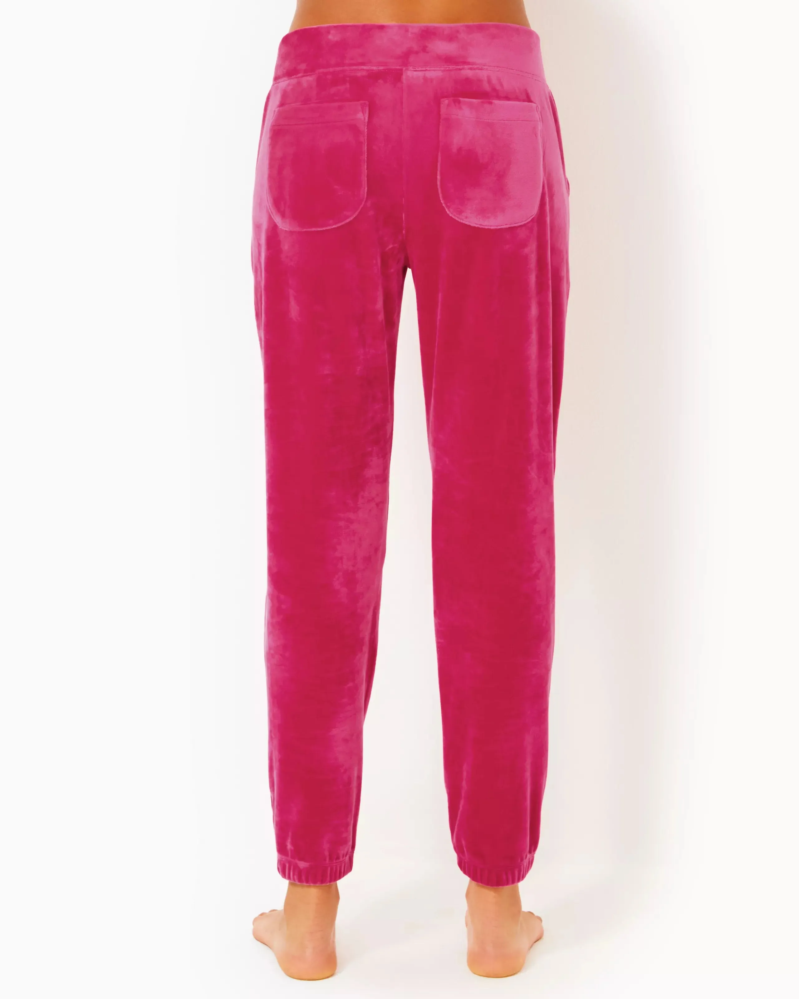 Mallie Velour Pant (Raspberry Rogue)