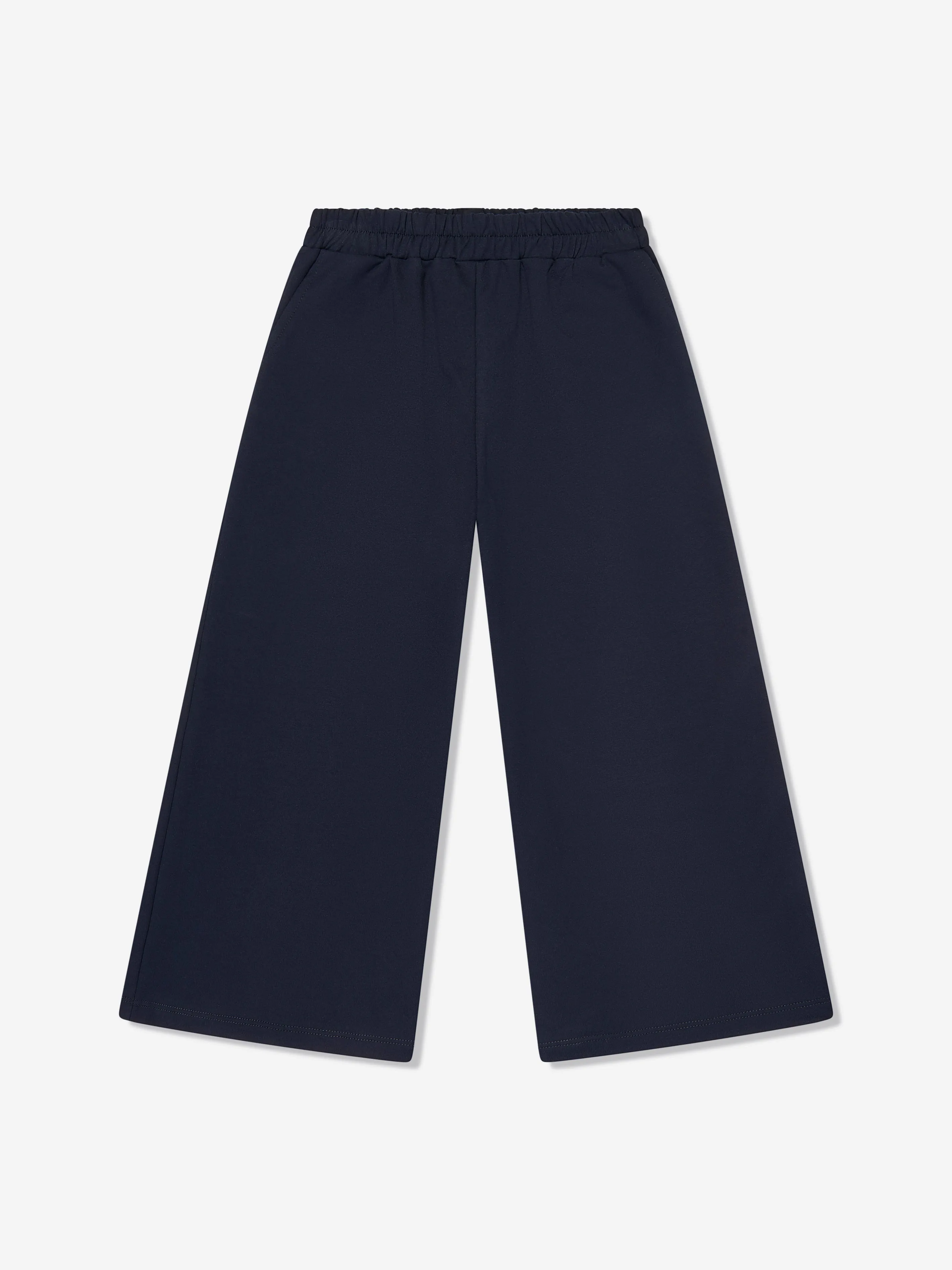 Mama Luma Girls Wide Leg Pants in Navy