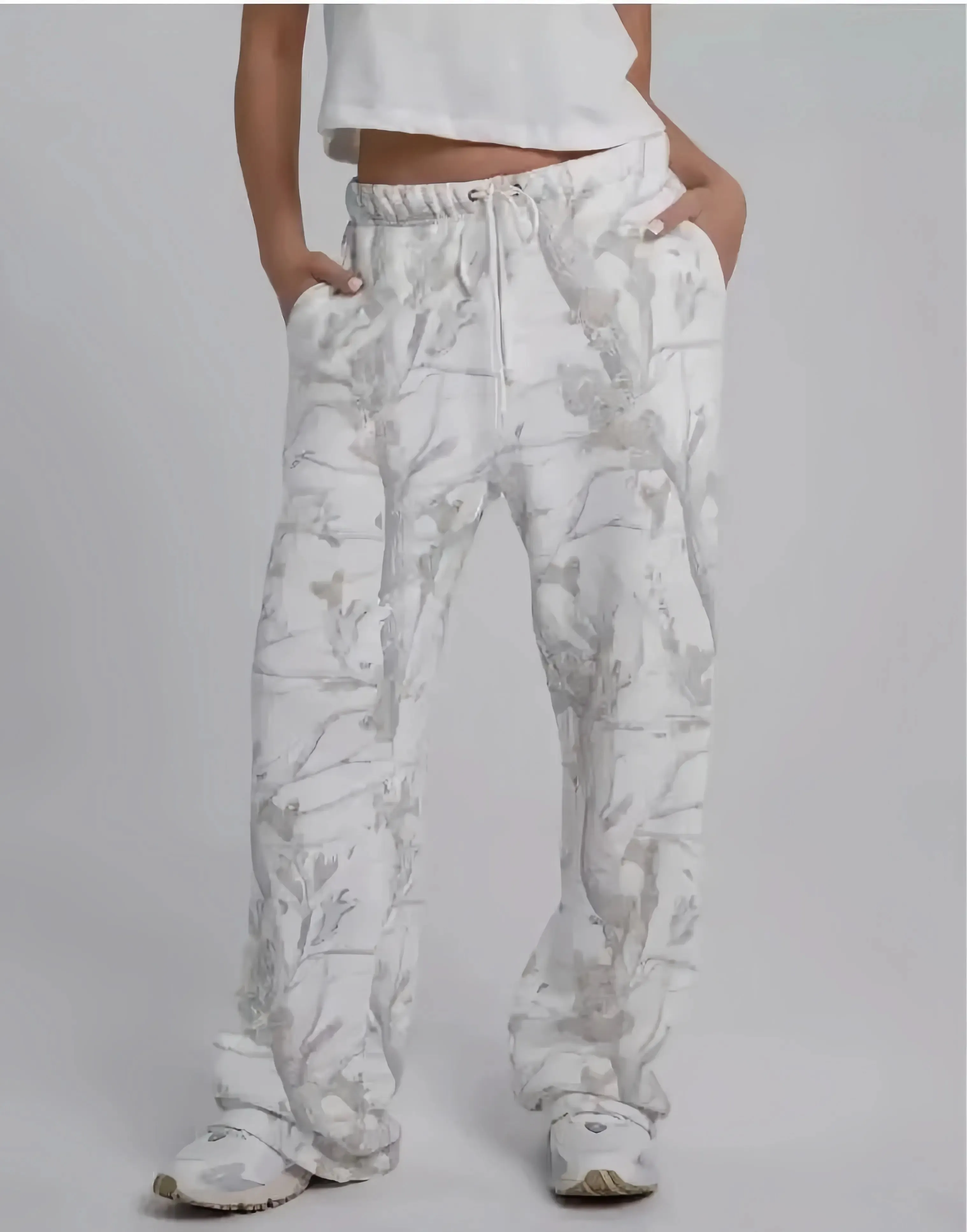 Marble Print Oversized Loungewear Set