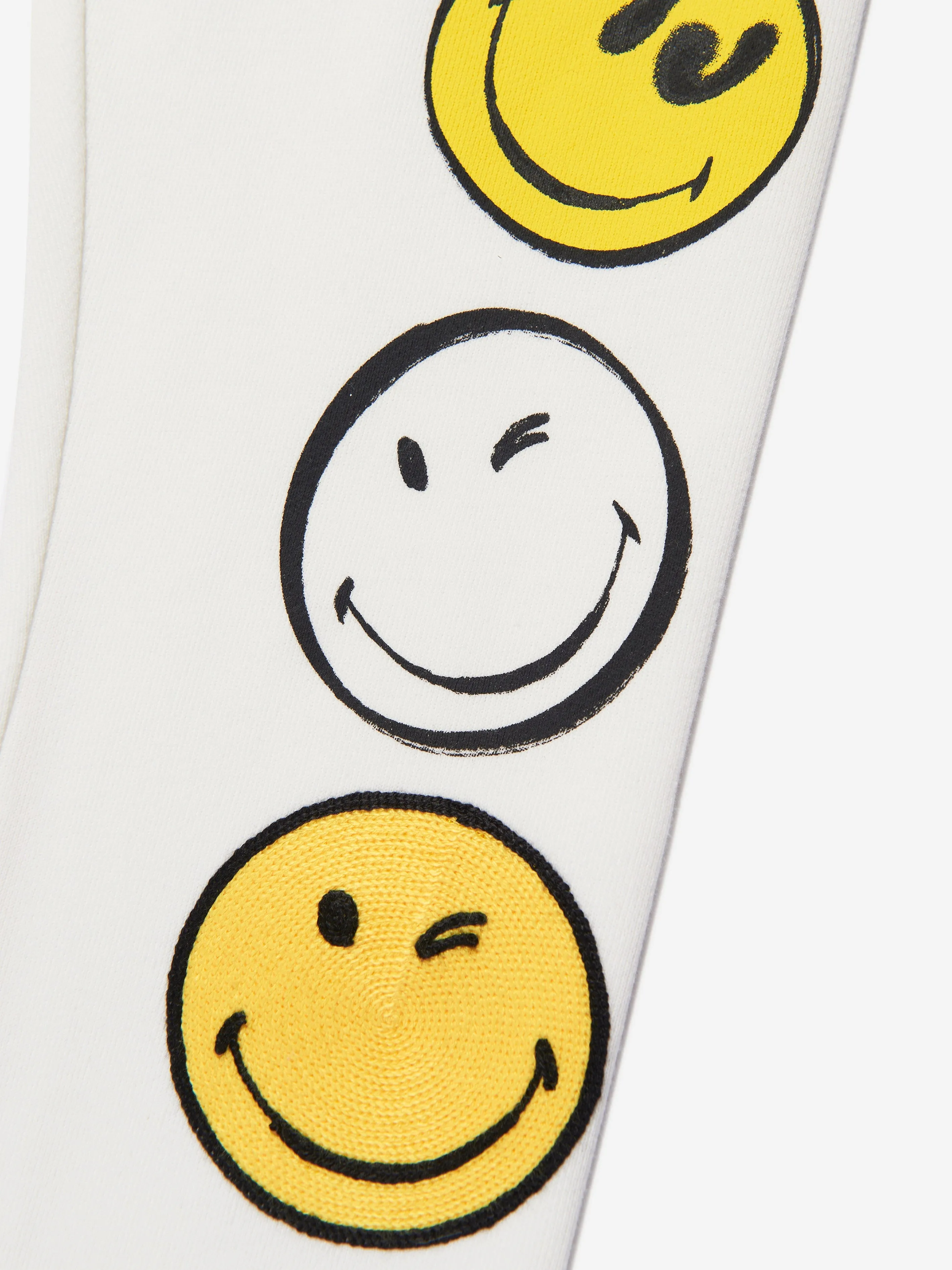 MARC JACOBS Girls Smiley Joggers in Ivory