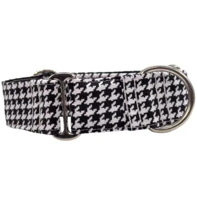 Martingale Collar - Houndstooth Noir