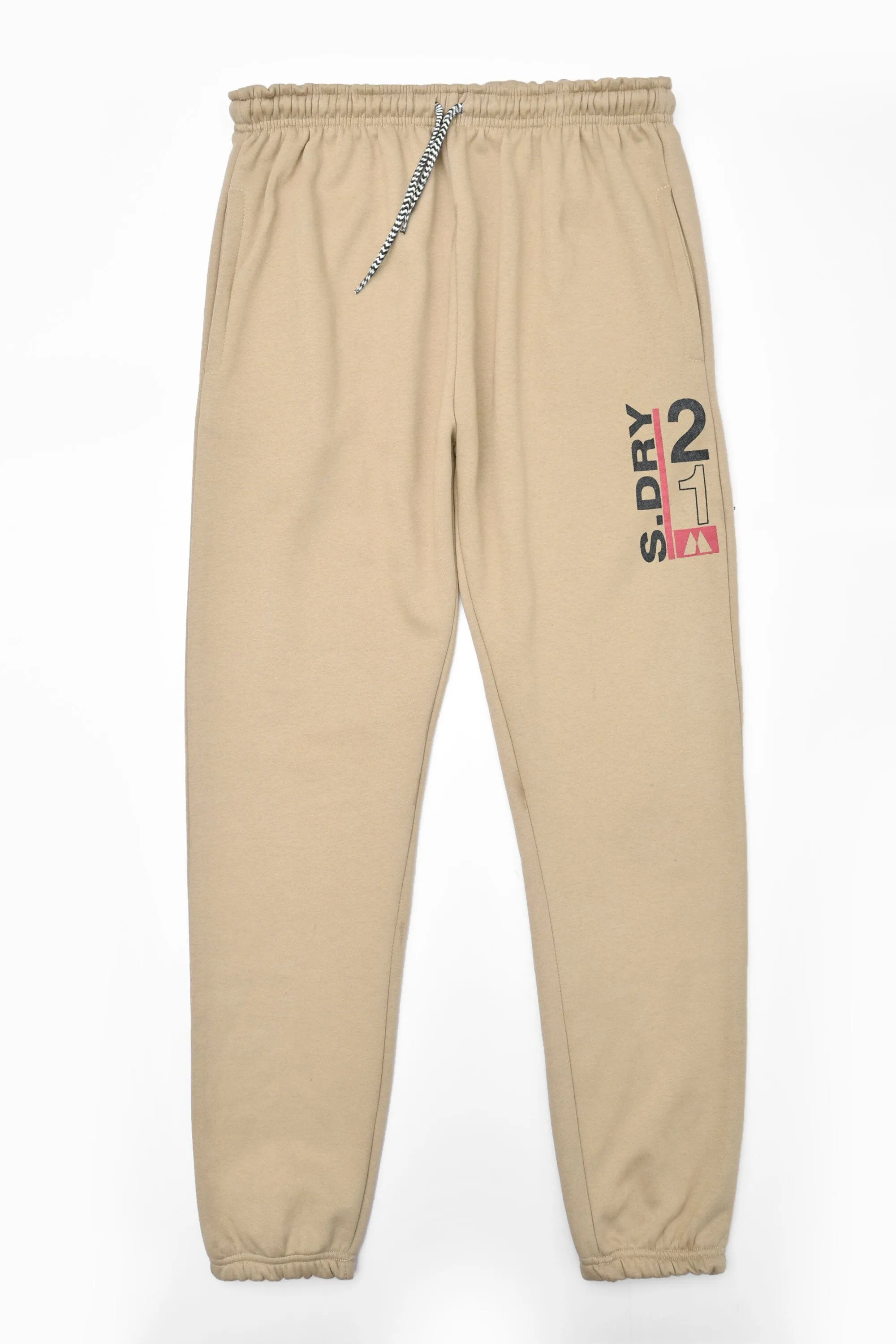 MAX 21 Men's S Dry Printed Fleece Joggers Pants