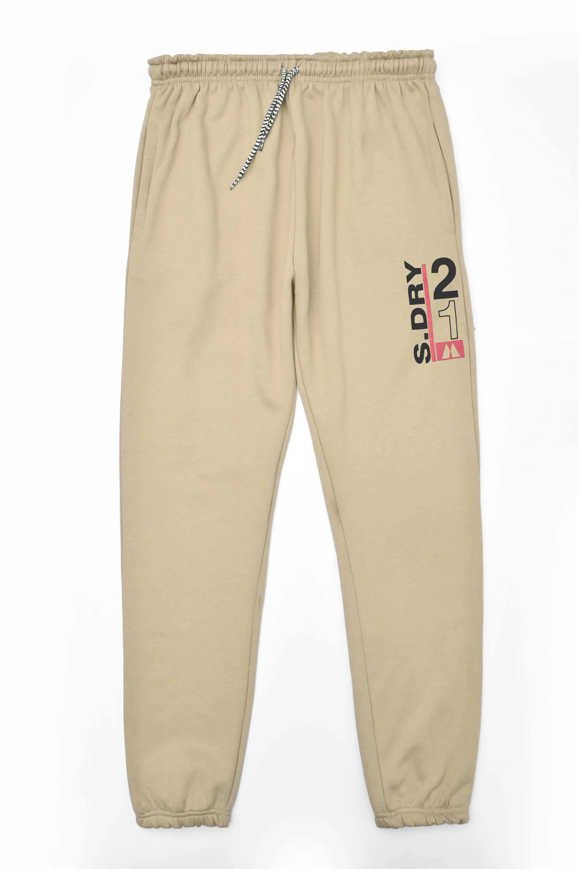 MAX 21 Men's S Dry Printed Fleece Joggers Pants