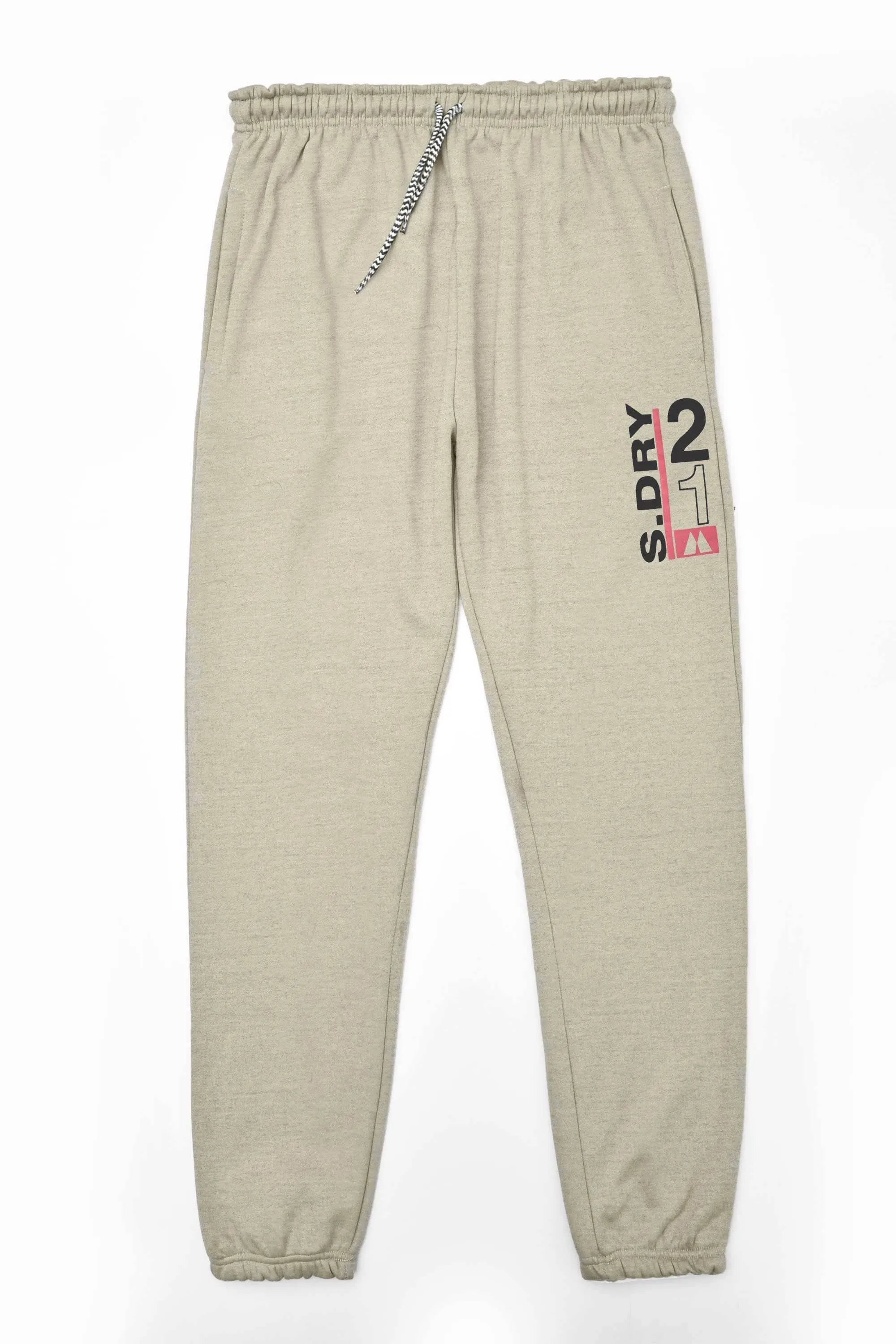 MAX 21 Men's S Dry Printed Fleece Joggers Pants