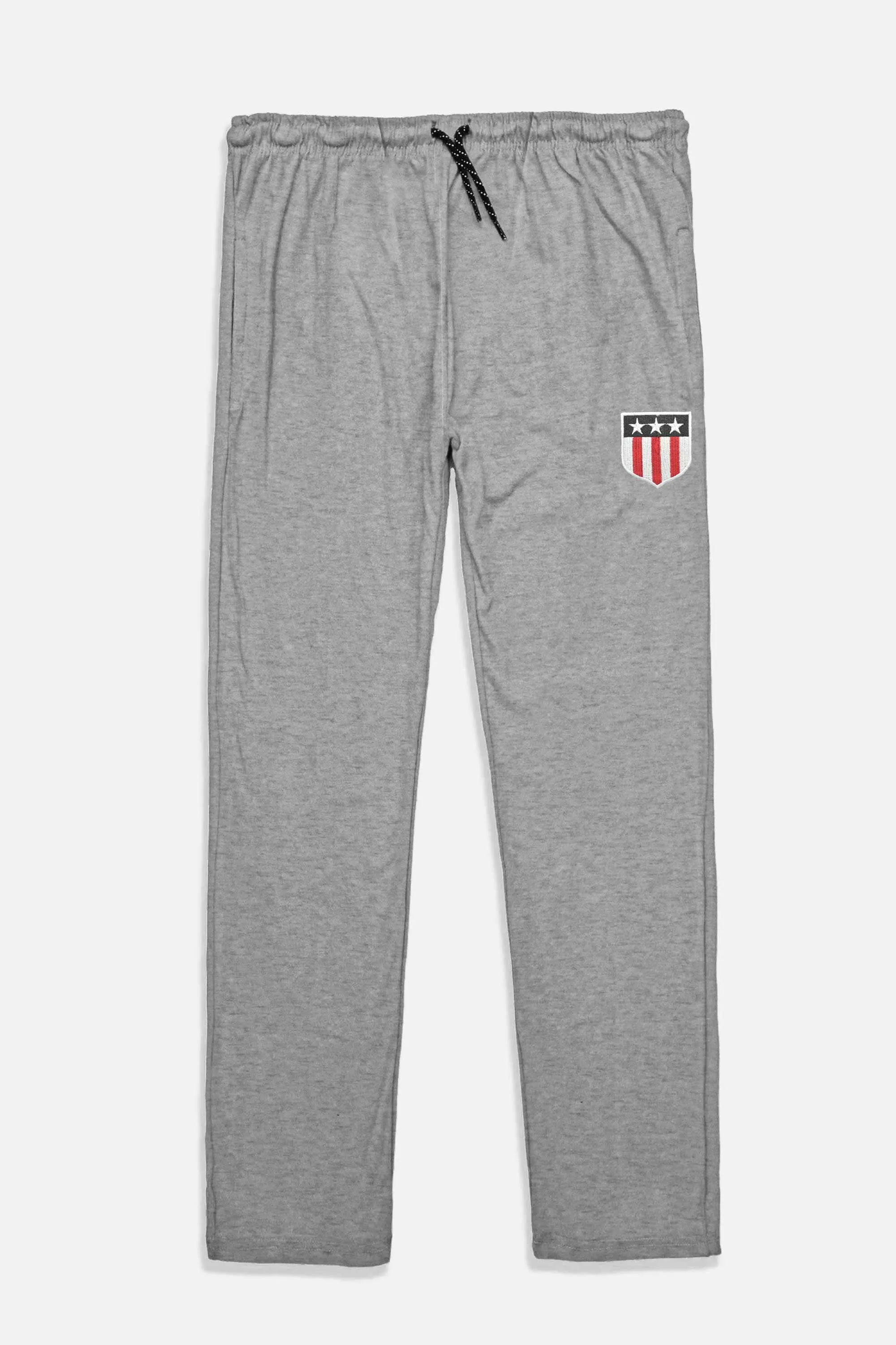 MAX 21 Men's Stars Embroidered Fleece Joggers Pants