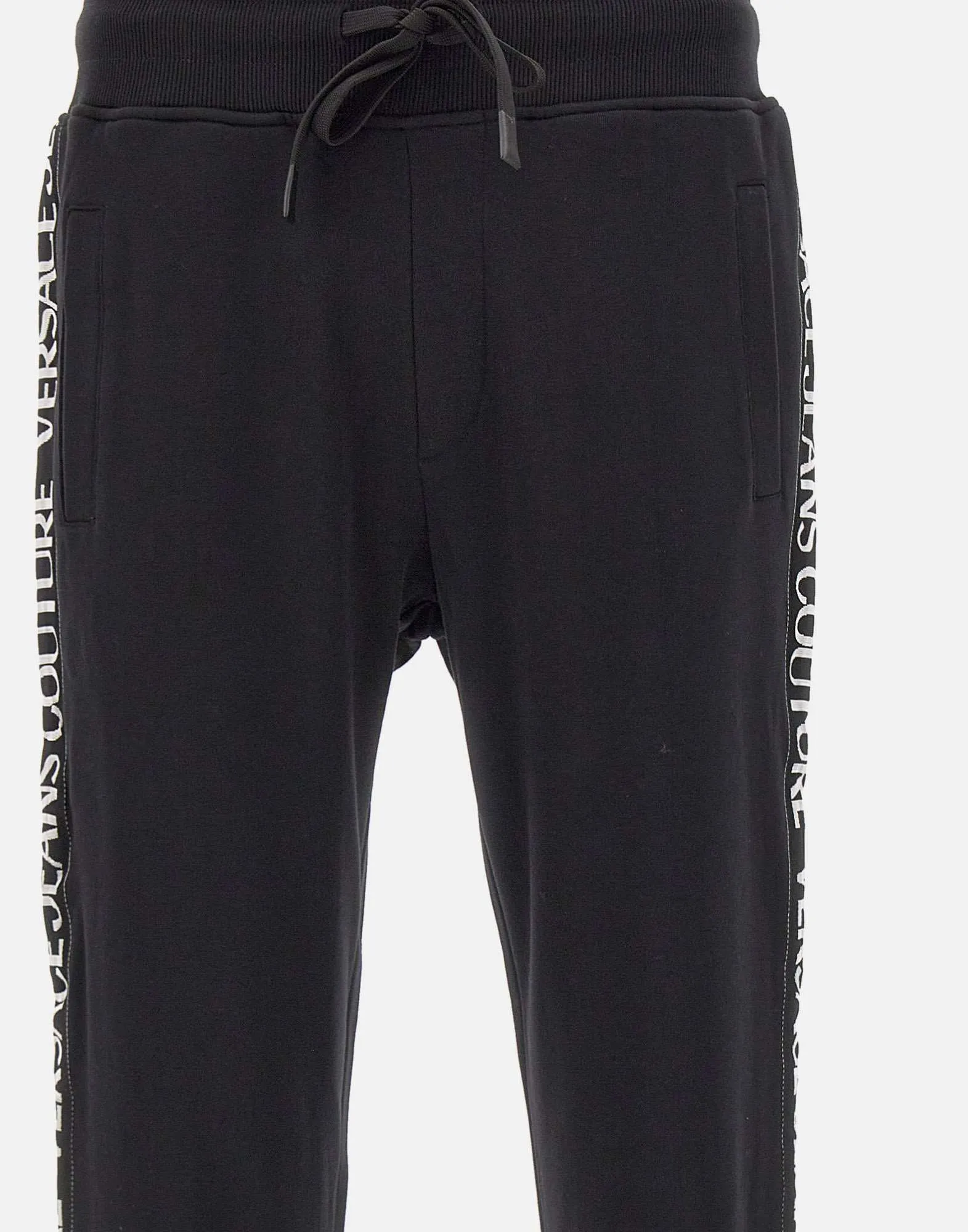 Men's Black Cotton Jogger Pants