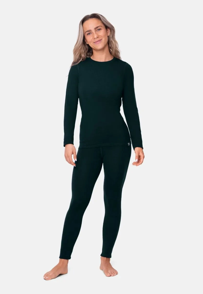 MERINO WOOL BASE LAYER SET FOR WOMEN