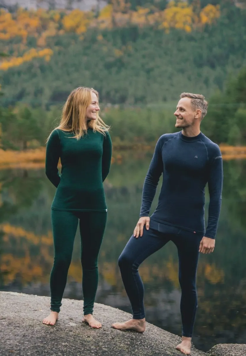 MERINO WOOL BASE LAYER SET FOR WOMEN