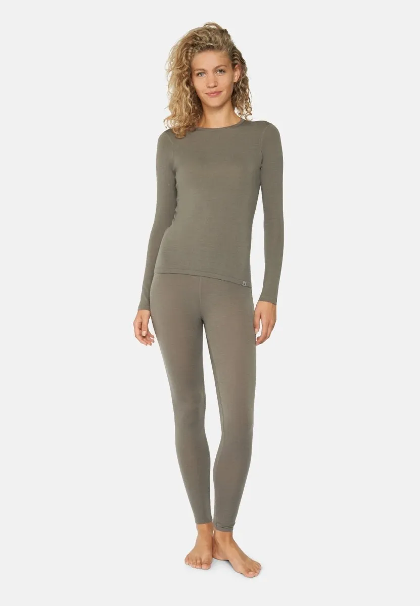 MERINO WOOL BASE LAYER SET FOR WOMEN