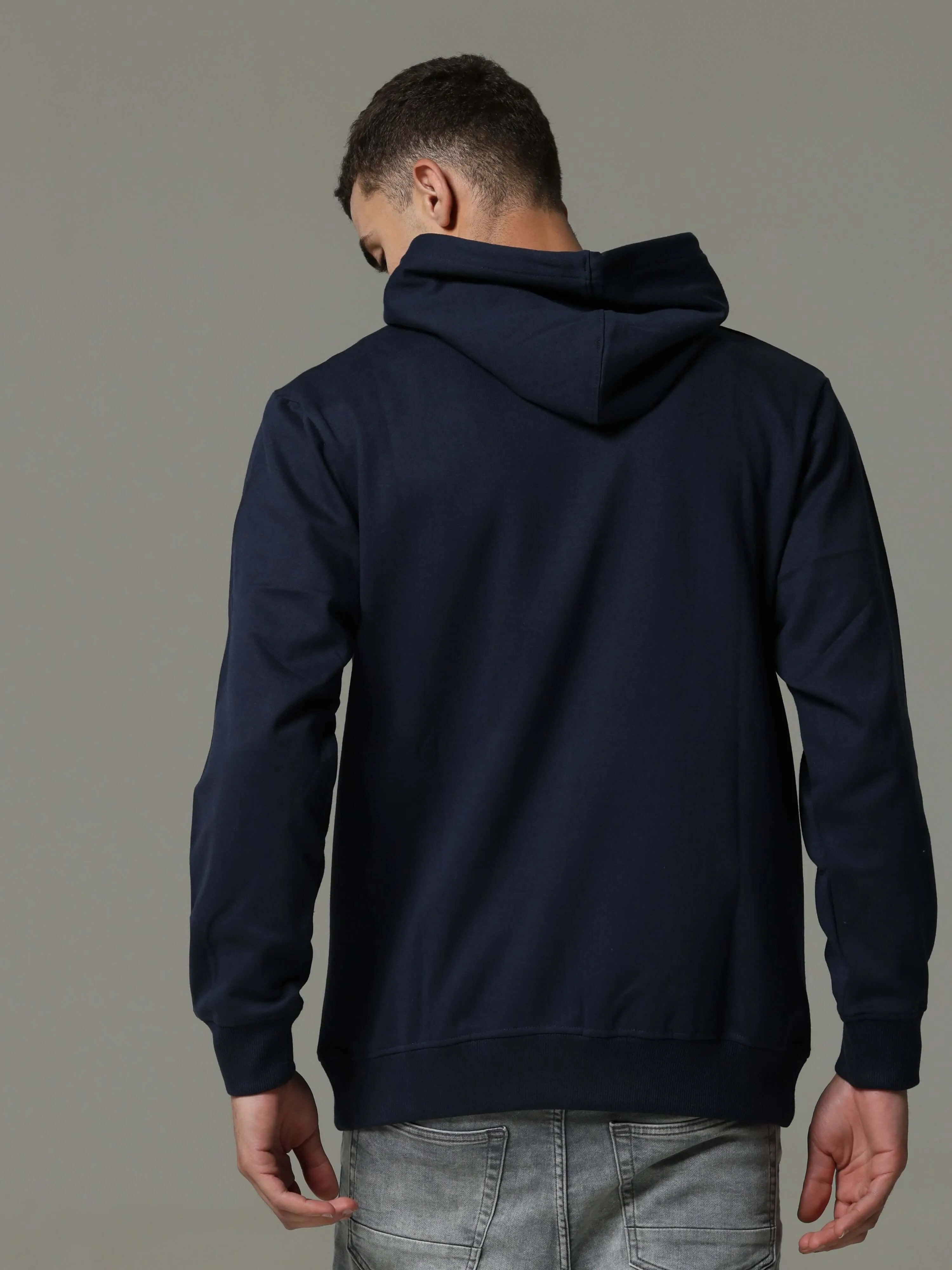 Midnight Pulse Navy Blue Hoodie