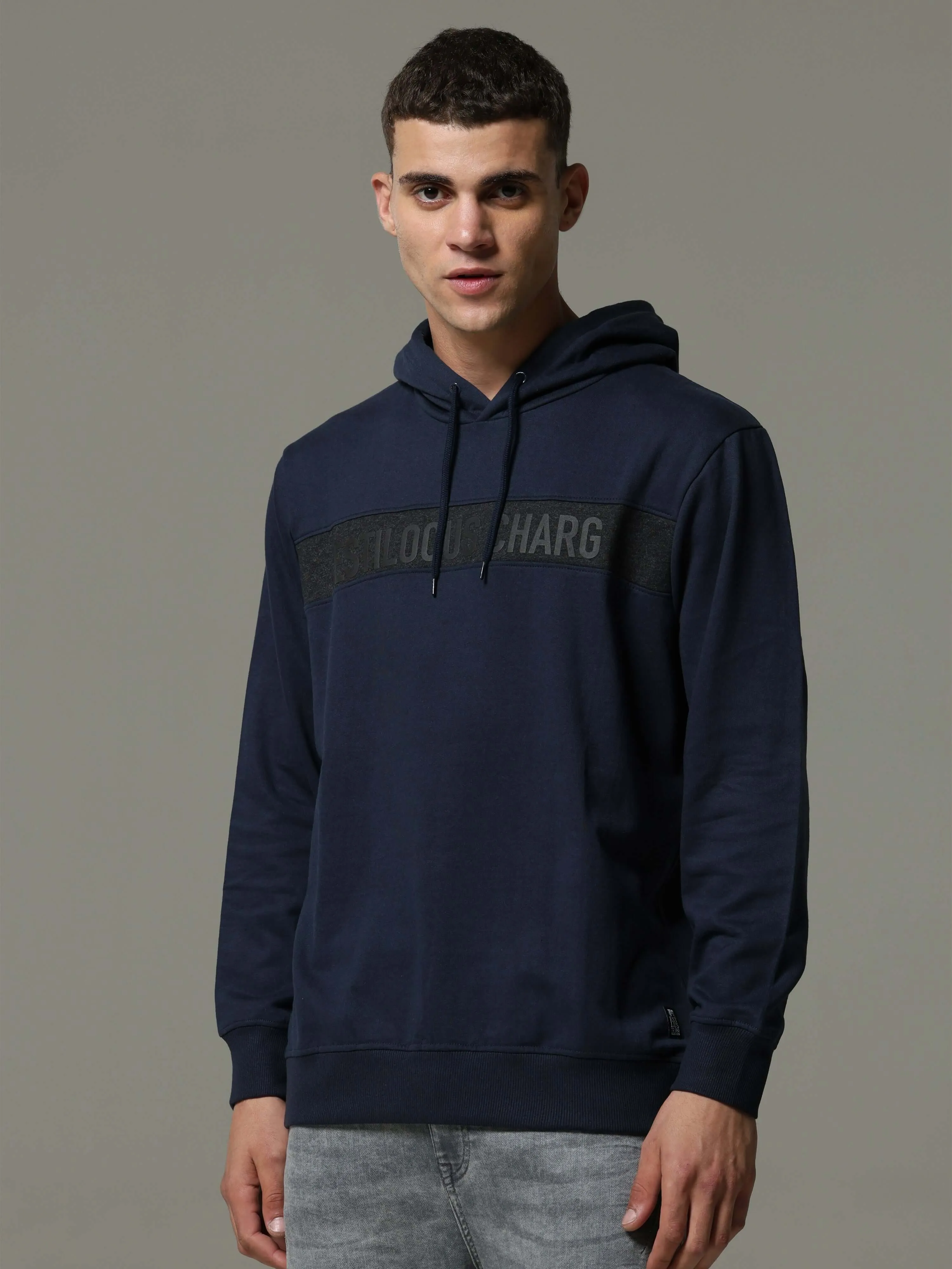 Midnight Pulse Navy Blue Hoodie