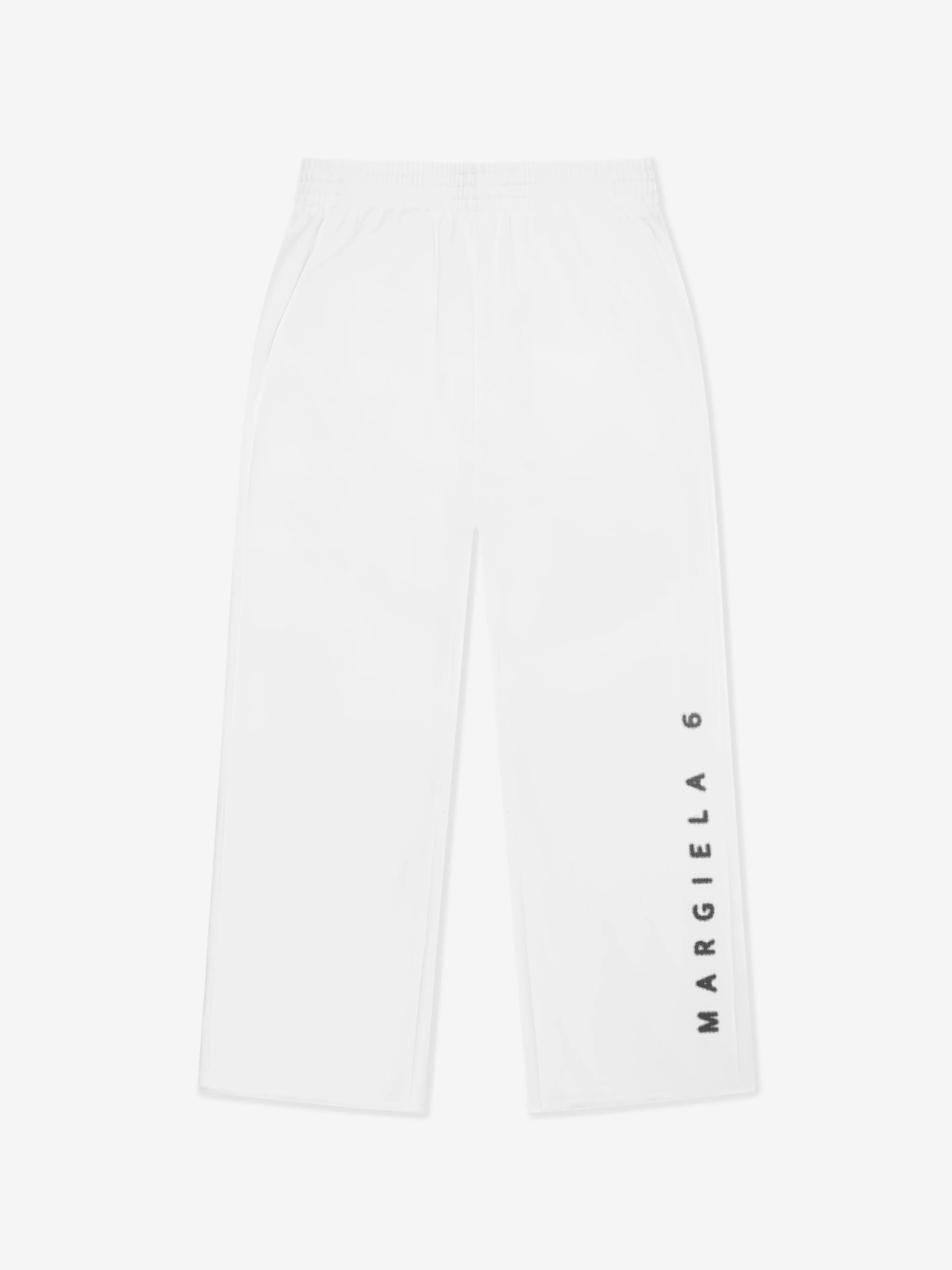 MM6 Maison Margiela Kids Wide Leg Joggers in White