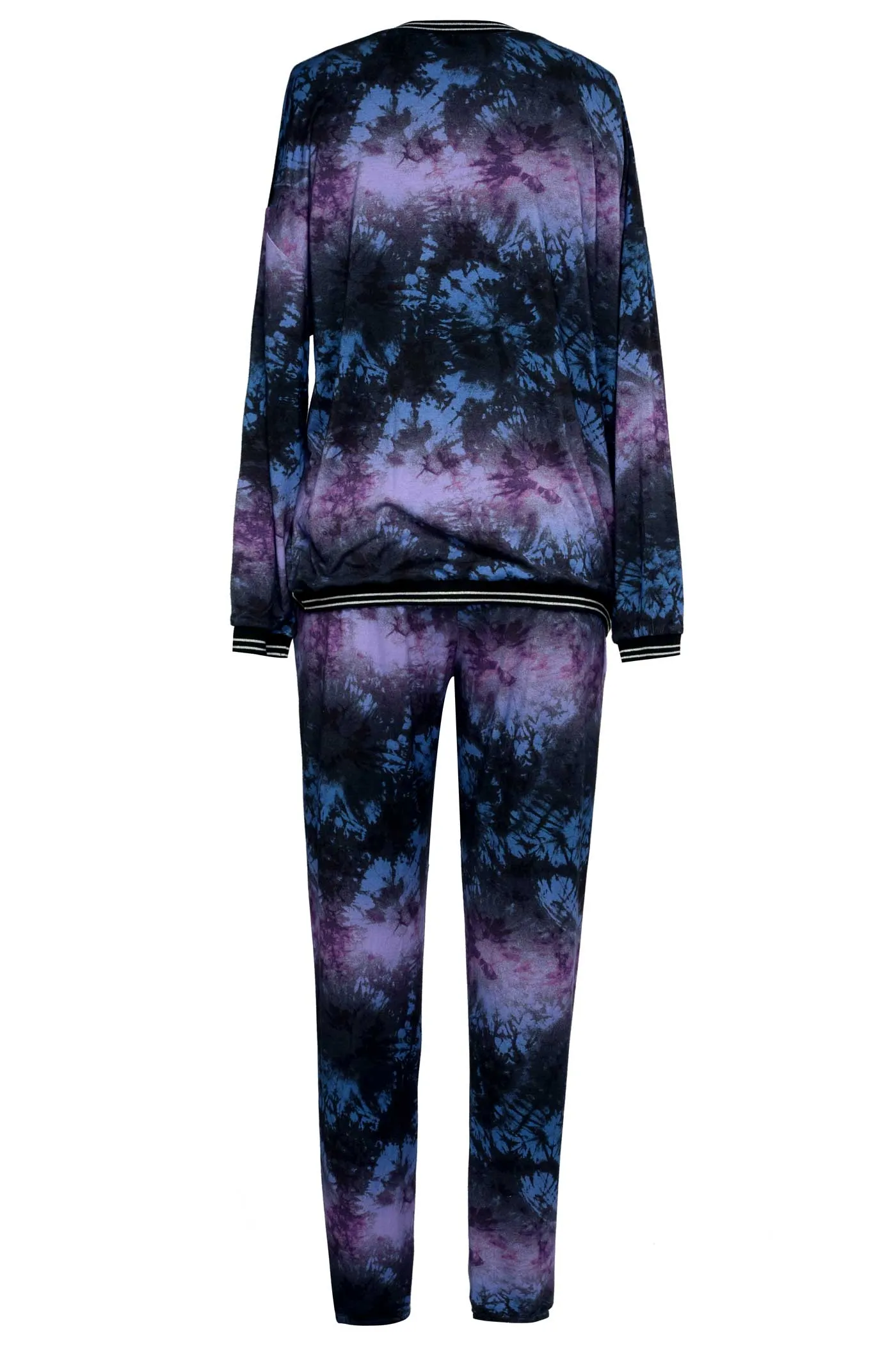 Mommy Silver Hologram Graphic Tie-Dye Set