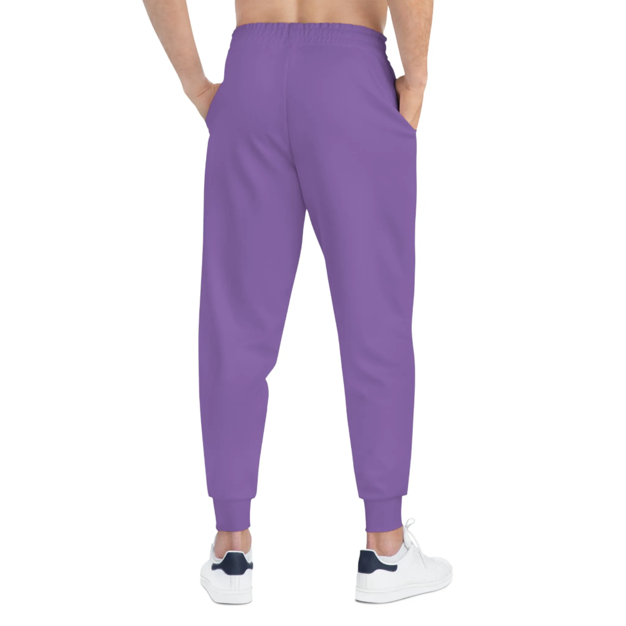 Money on My Mind Athletic Joggers - Unisex Purple Streetwear Sweatpants, Comfortable Lounge Pants, Jogging Bottoms, Workout Trousers,