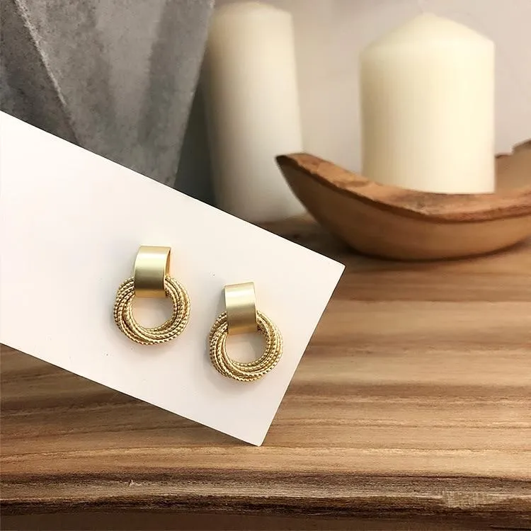 Multi-layer Circle Earrings