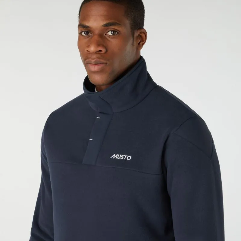 Musto Snap PT Pullover Mens Fleece Jumper - Navy