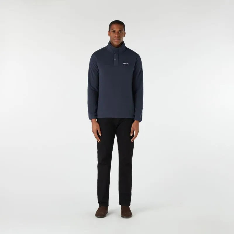 Musto Snap PT Pullover Mens Fleece Jumper - Navy