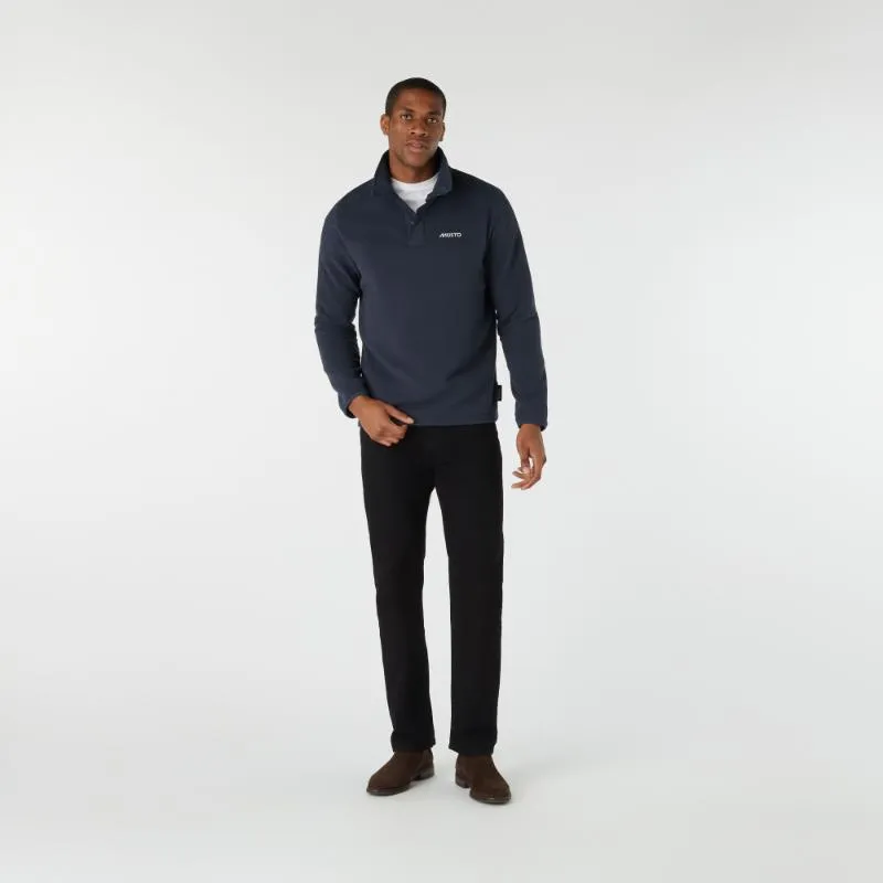 Musto Snap PT Pullover Mens Fleece Jumper - Navy