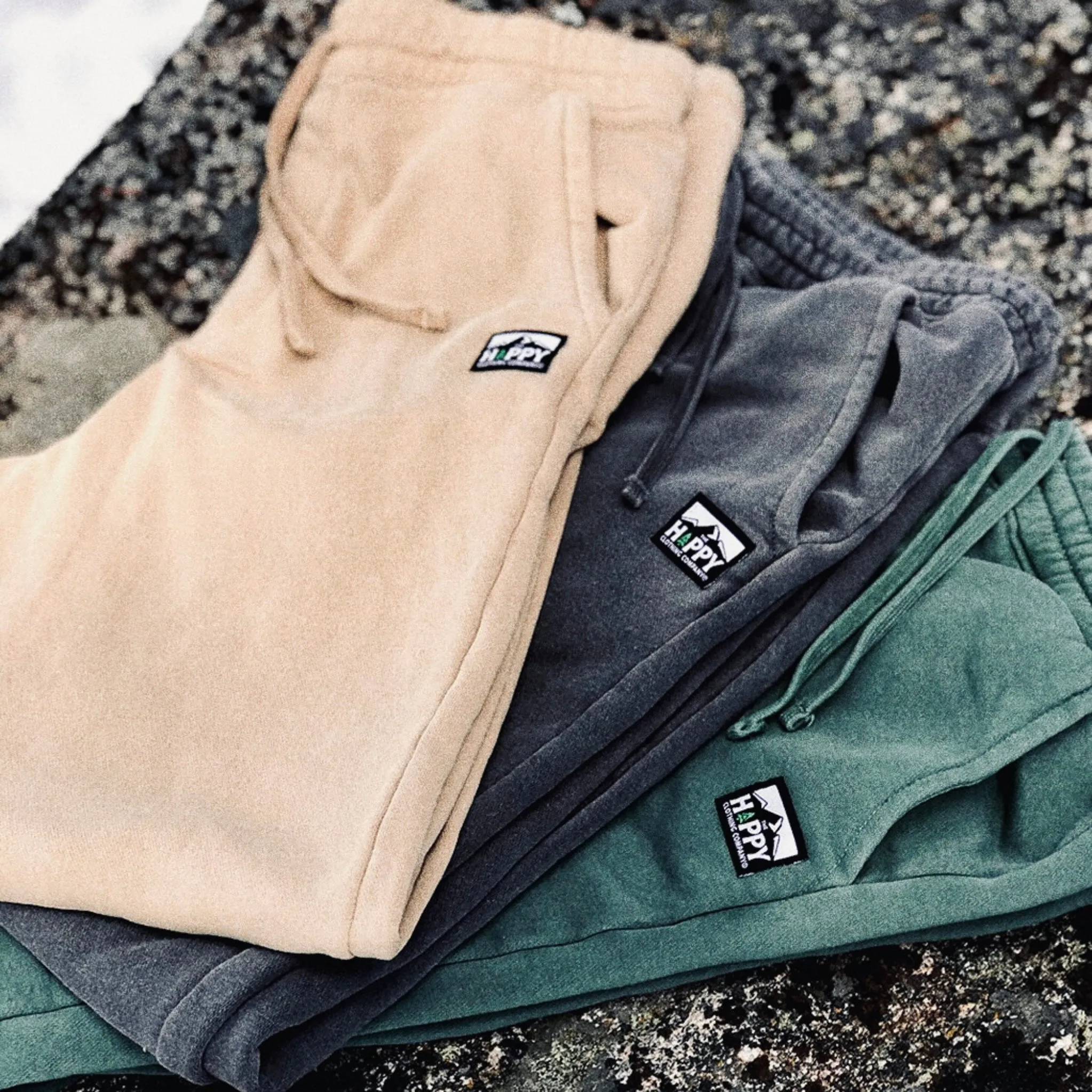 Nature-Dyed Unisex Jogger-Style Sweats w / Logo Label | 🏔️ Mountain Edition |