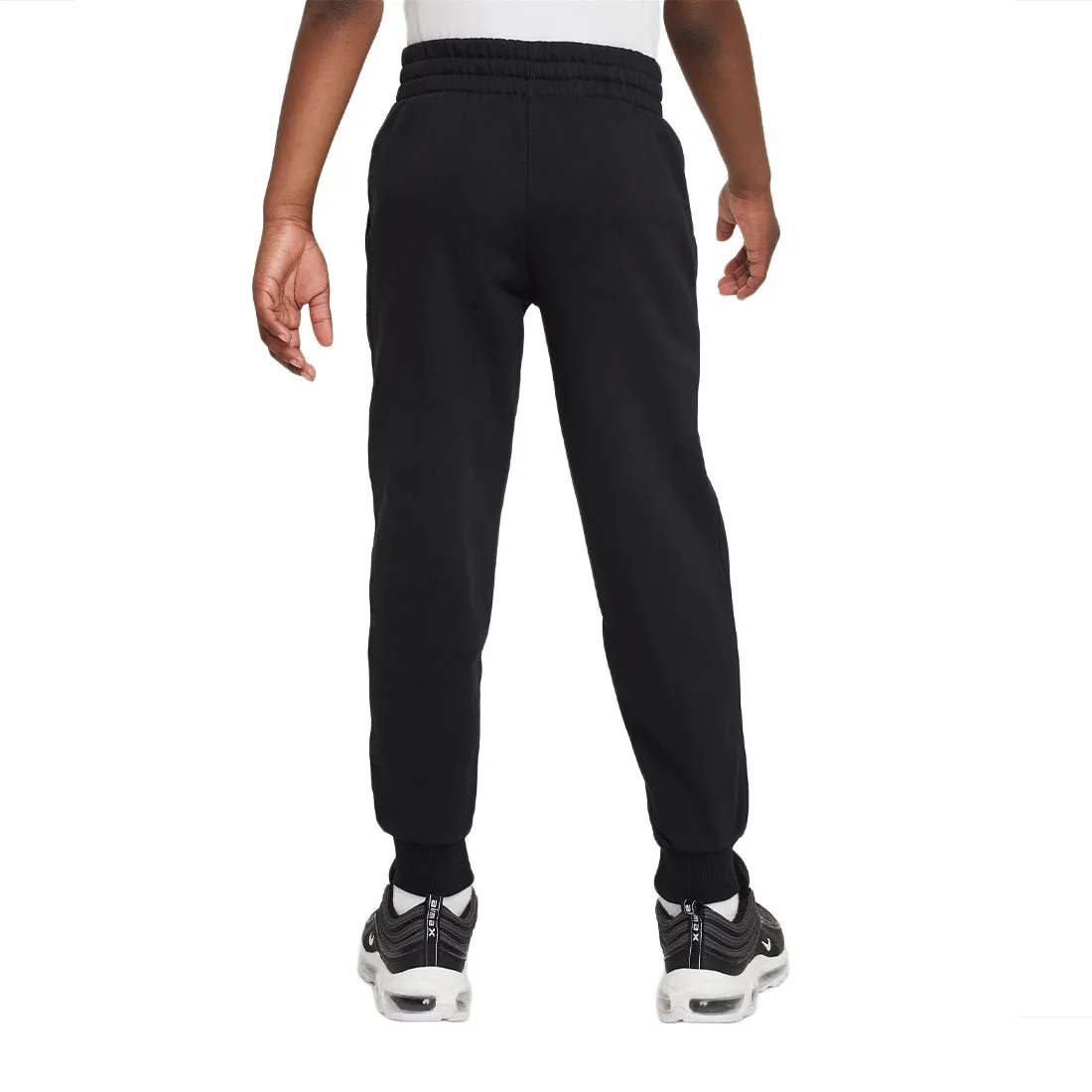 Nike Club Fleece Big Kids' French Terry Joggers Black