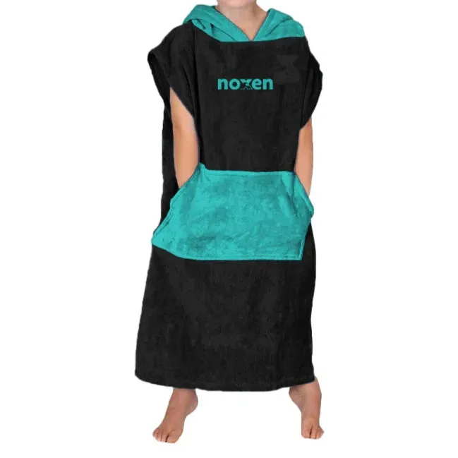 Noxen Poncho  Adult Black Green standard  85*120