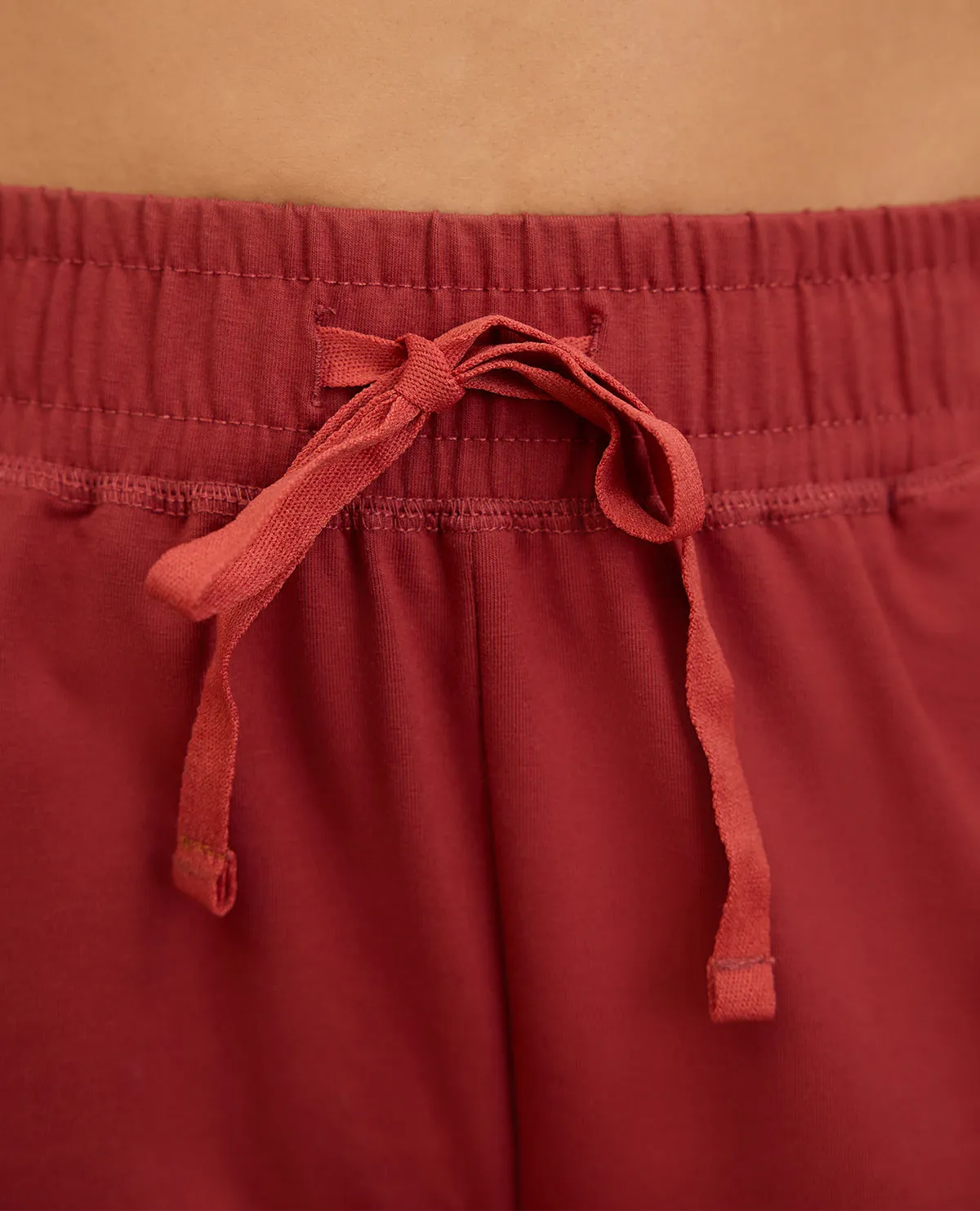 NYKD By Nykaa Cotton Comfort Pants-NYAT502-Red