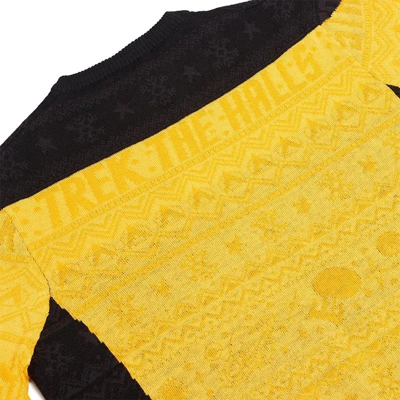 Official Star Trek Yellow Christmas Jumper / Ugly Sweater