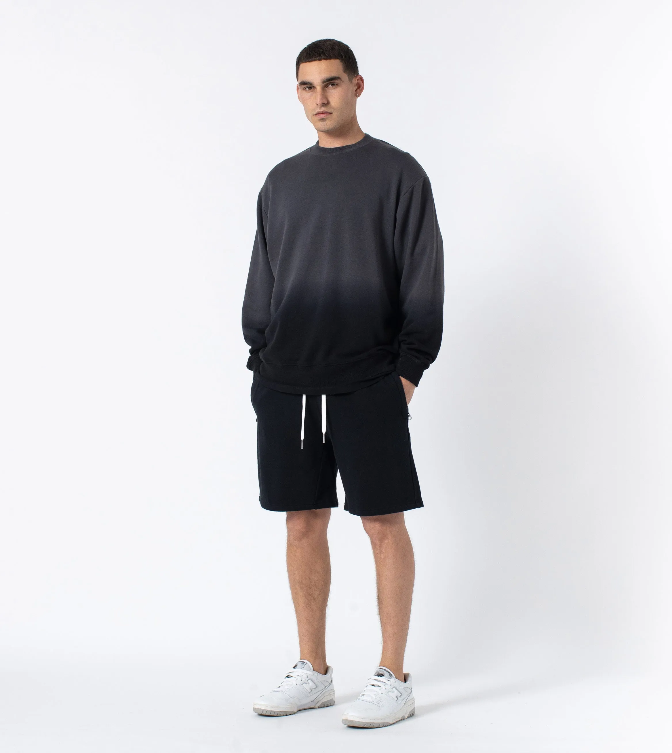 Ombre Orgo Crew Sweat Black/Grey