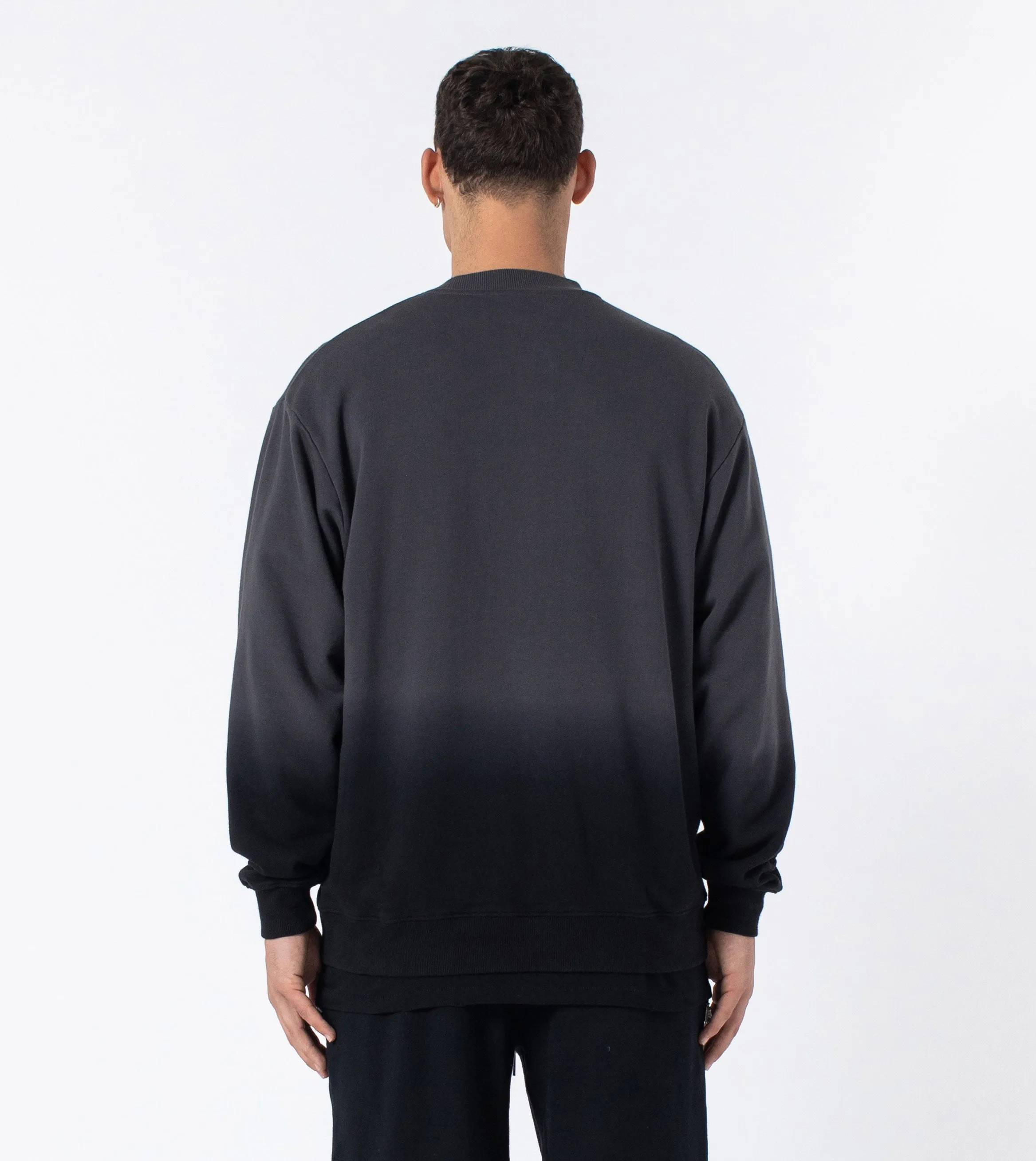 Ombre Orgo Crew Sweat Black/Grey