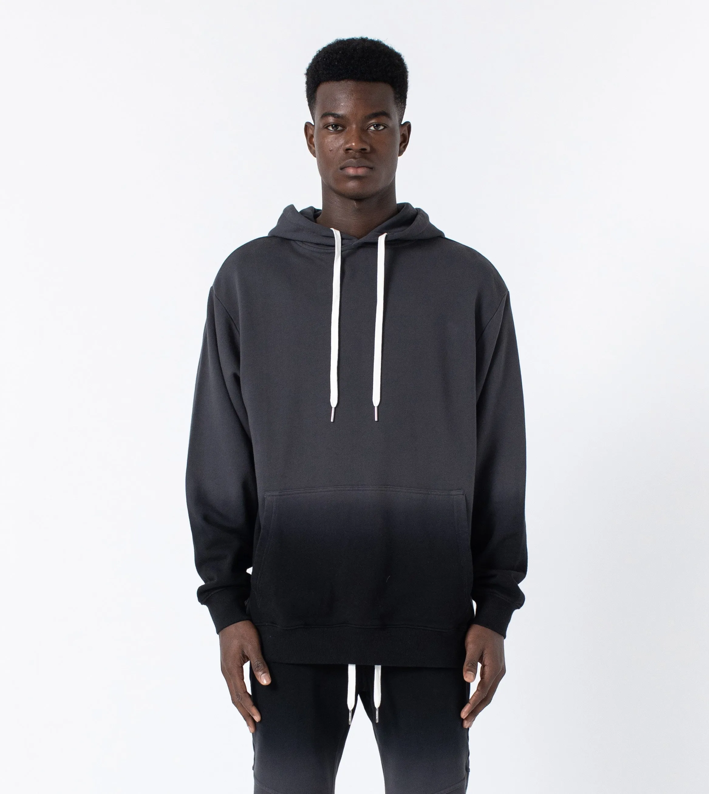 Ombre Orgo Hood Sweat Black/Grey