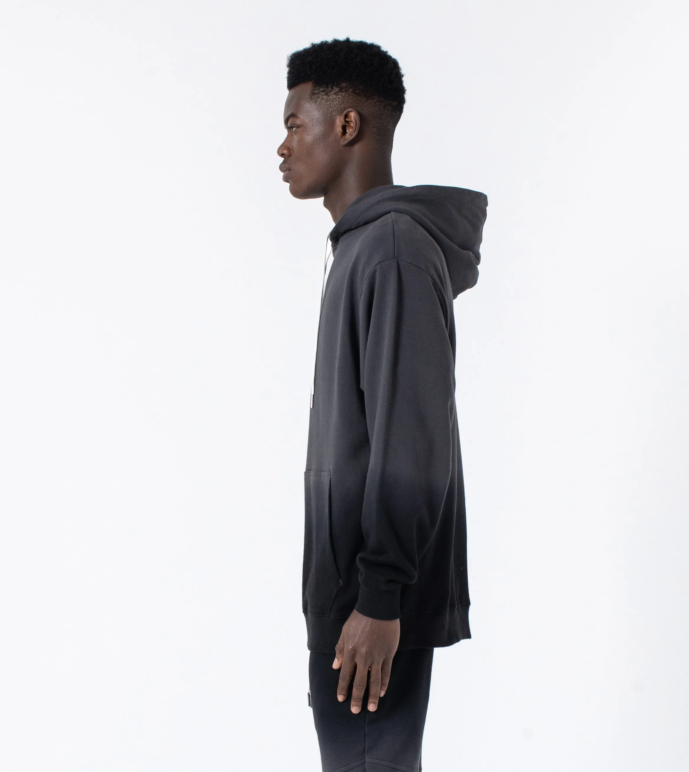 Ombre Orgo Hood Sweat Black/Grey