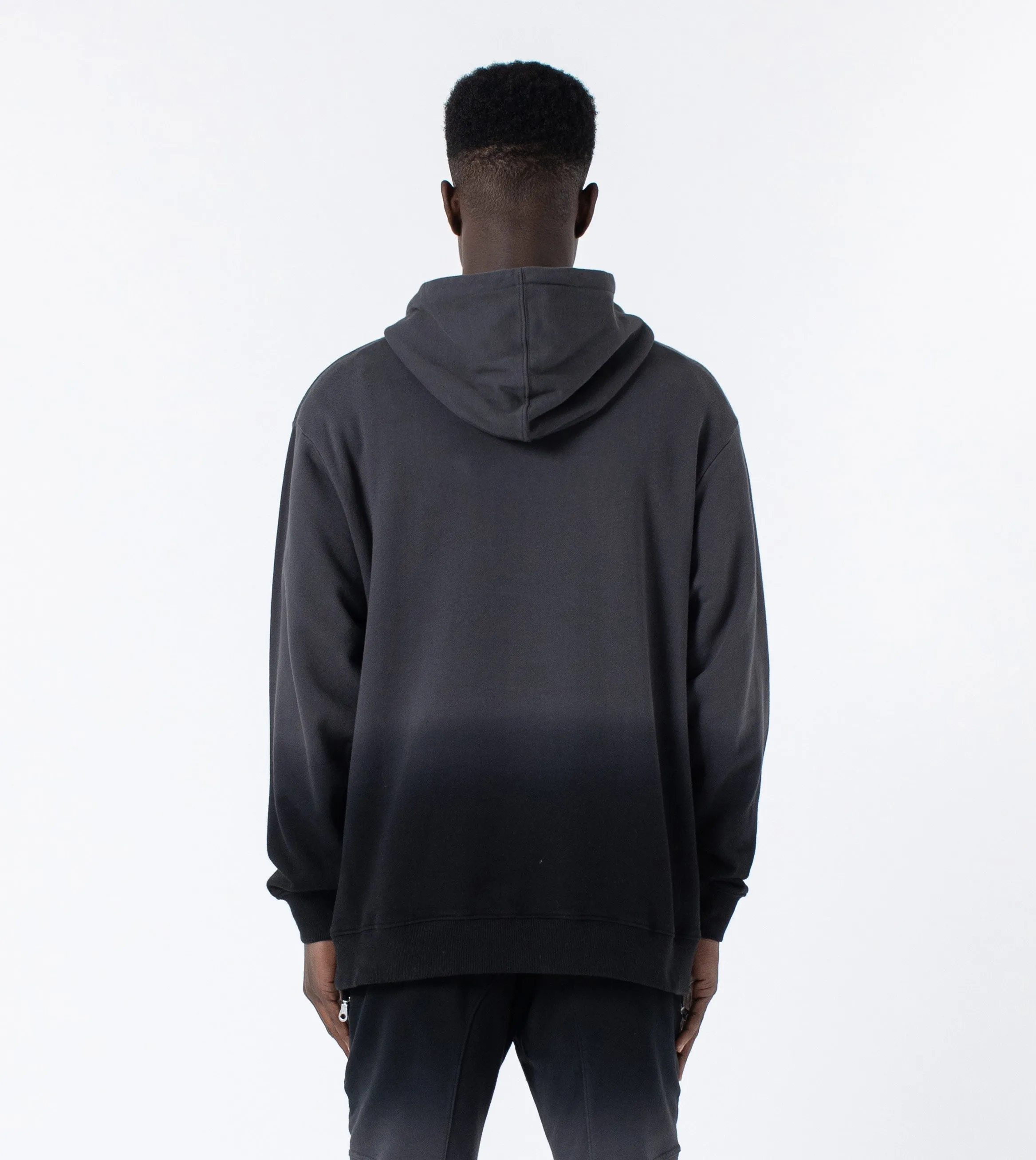 Ombre Orgo Hood Sweat Black/Grey