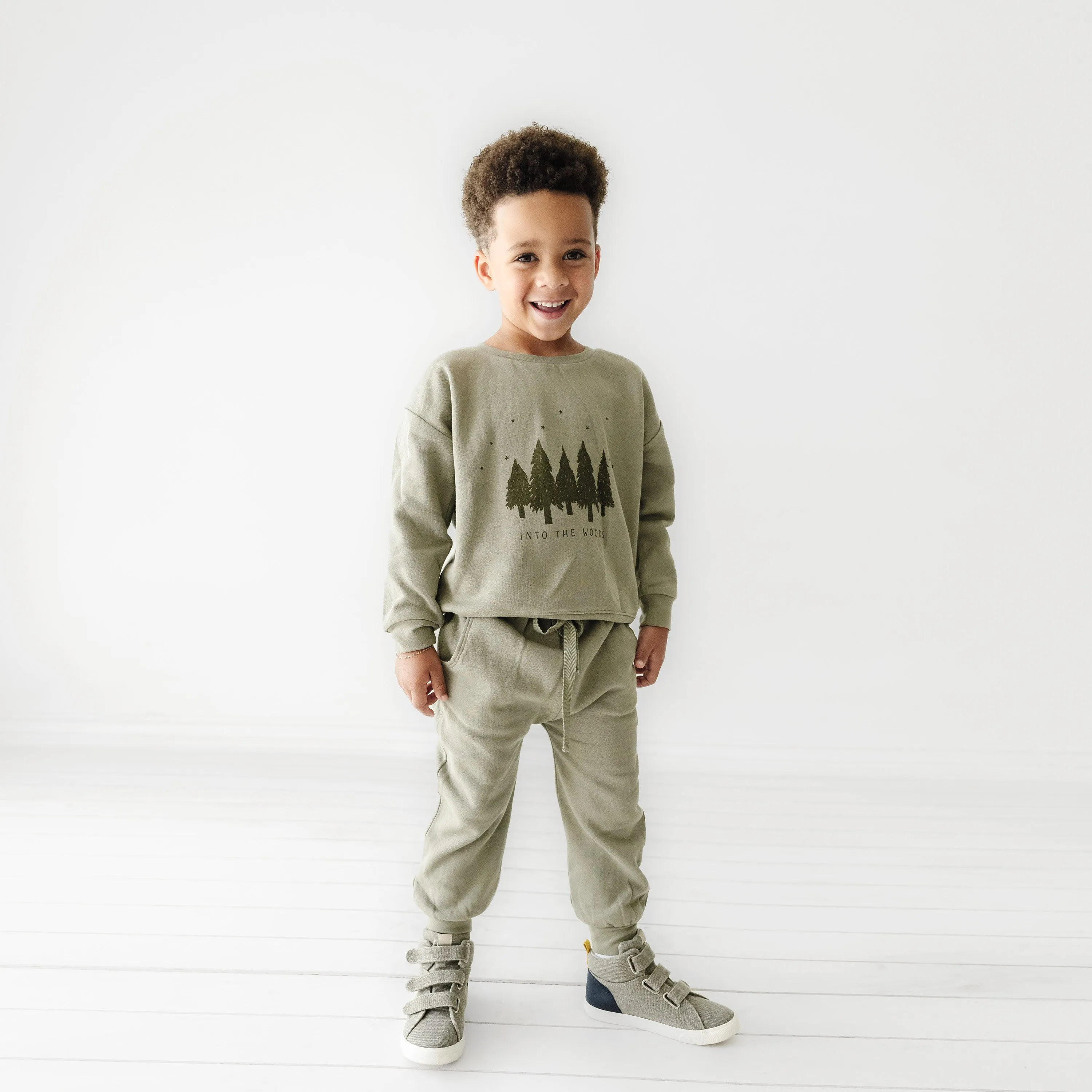 Organic Kids Sweatshirt - Woods