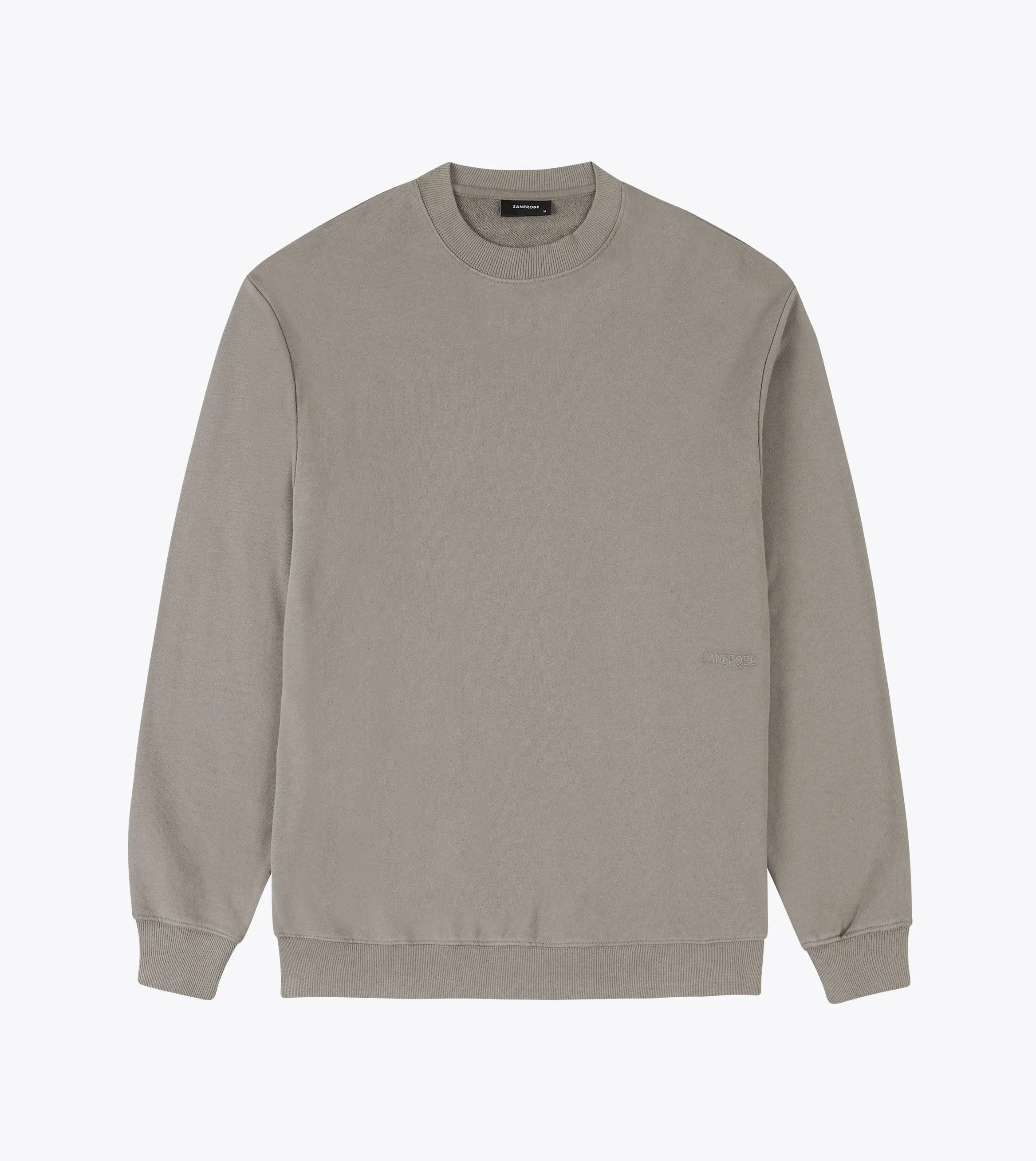 Orgo Crew Sweat Dk Moss