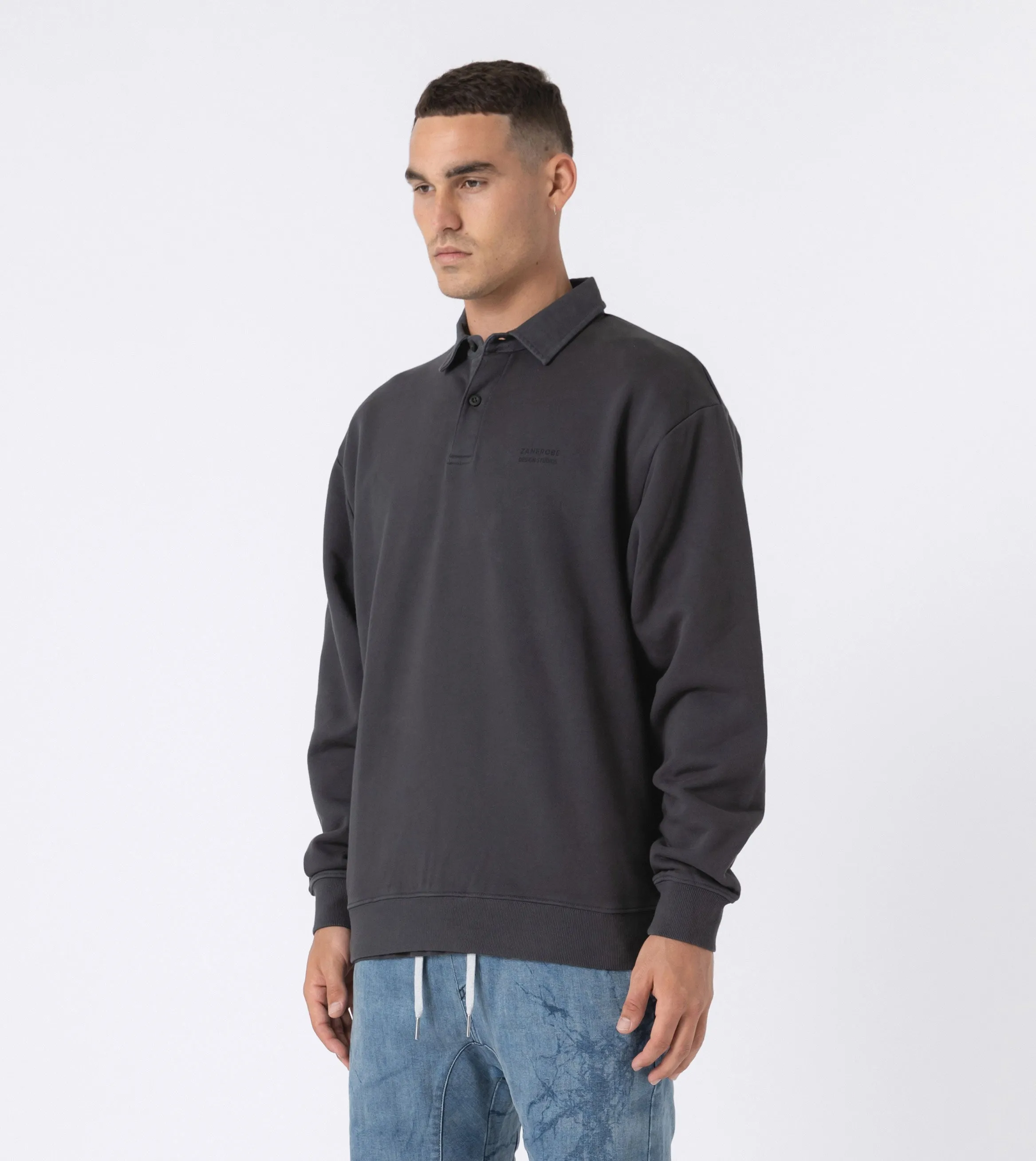 Orgo Rugby Sweat GD Dk Grey