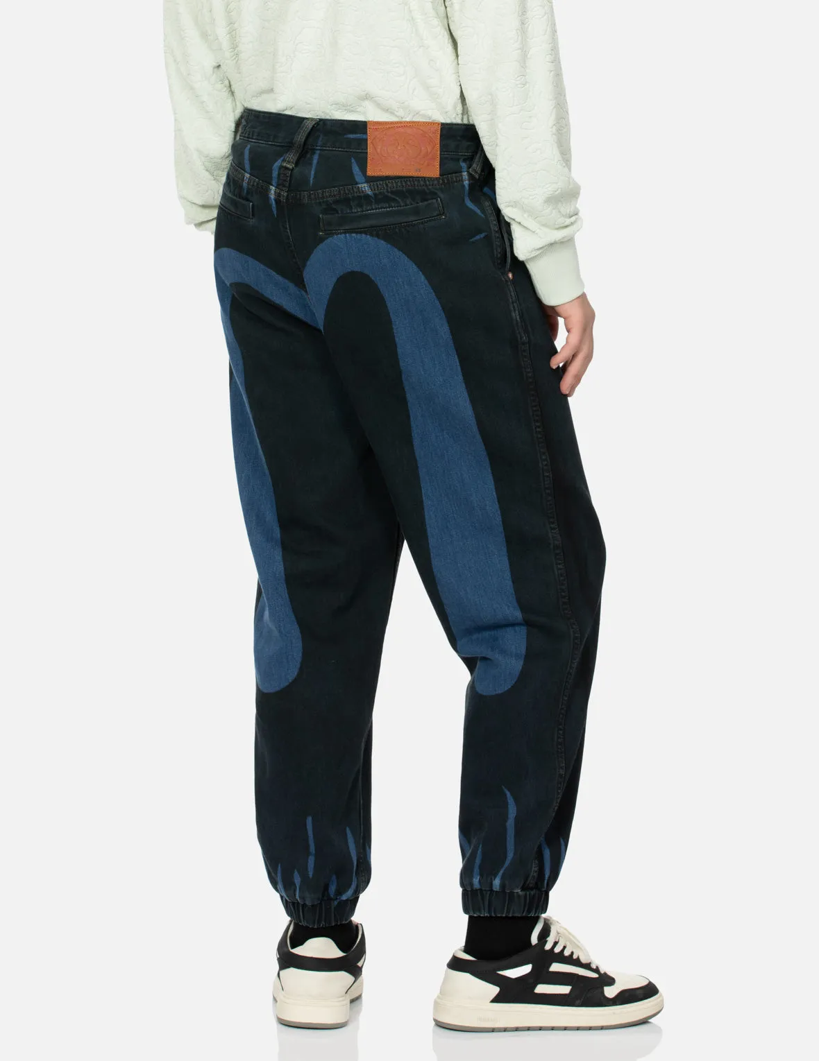 Overdye Daicock Wide-leg Denim Joggers