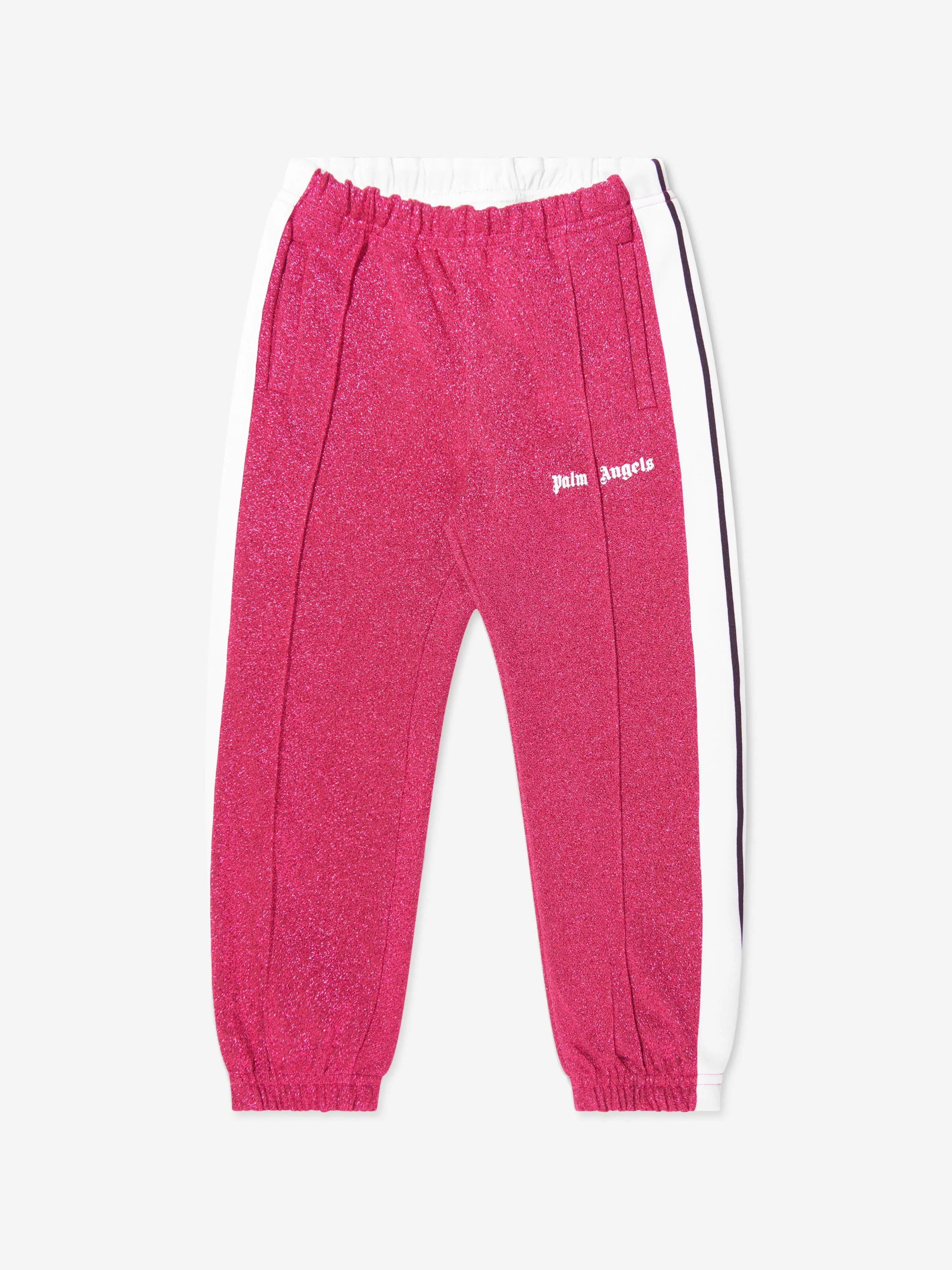 Palm Angels Girls Logo Lurex Track Joggers