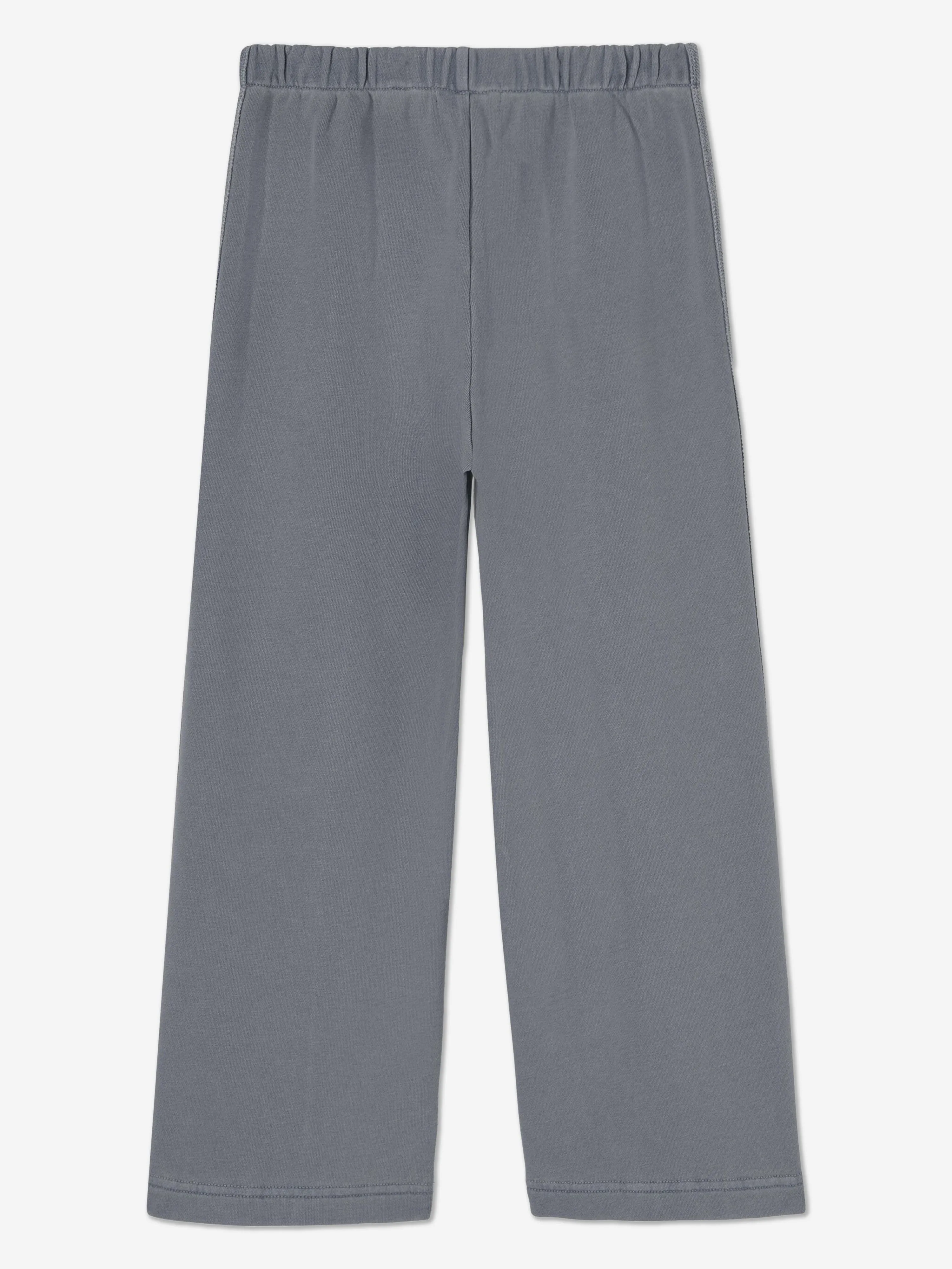 Palm Angels Kids Cuts Faded Travel Joggers in Grey