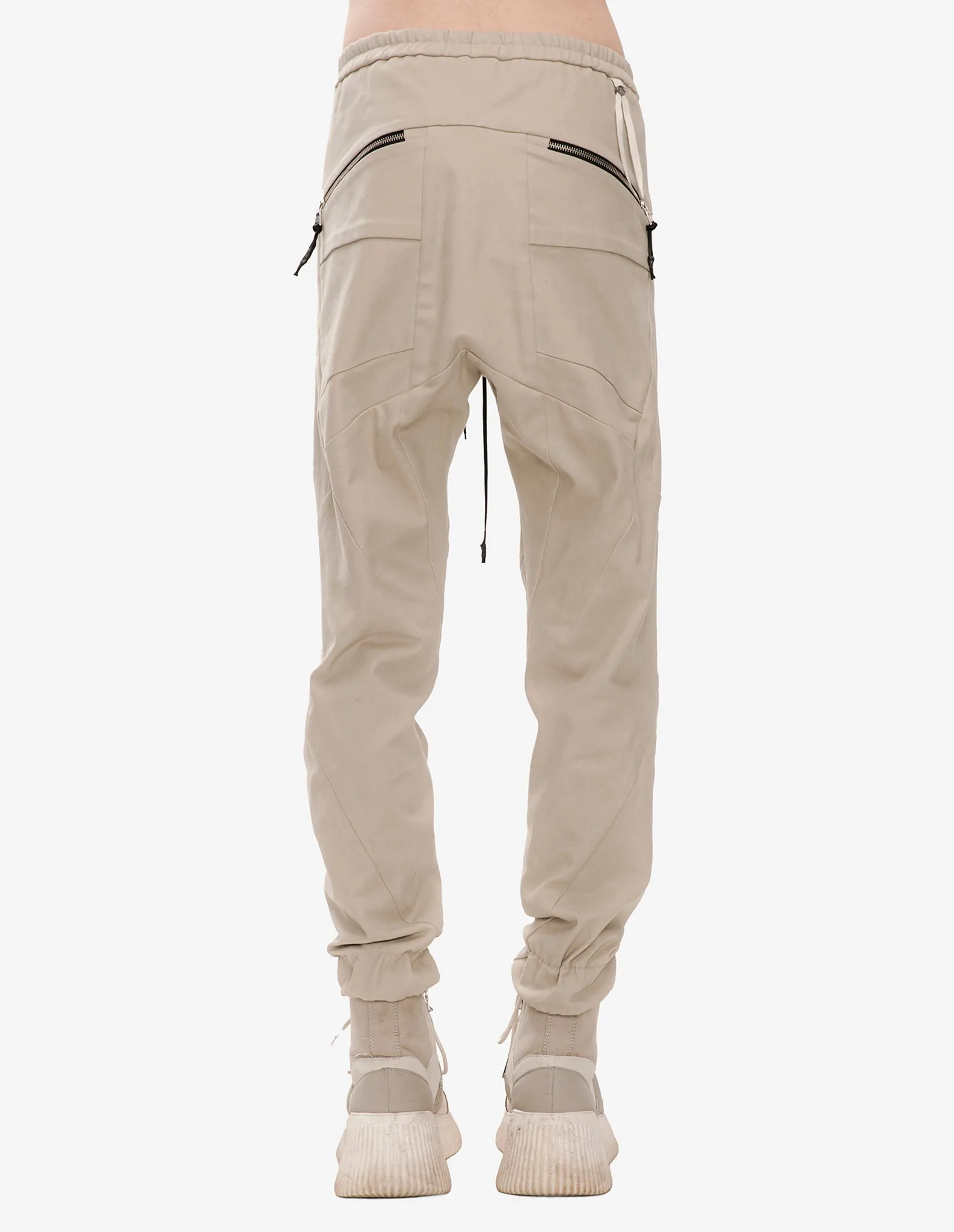 Panelled Denim Joggers