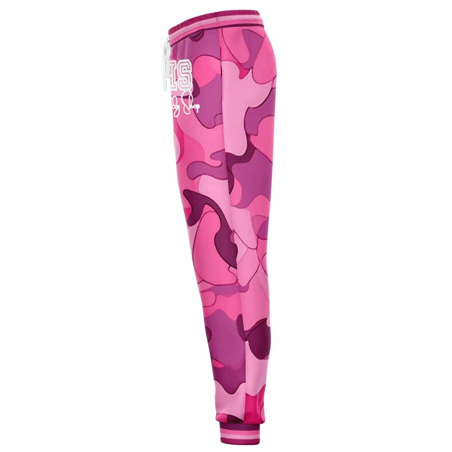 Passion Pink Abstract Camouflage Eco-Poly Unisex Joggers